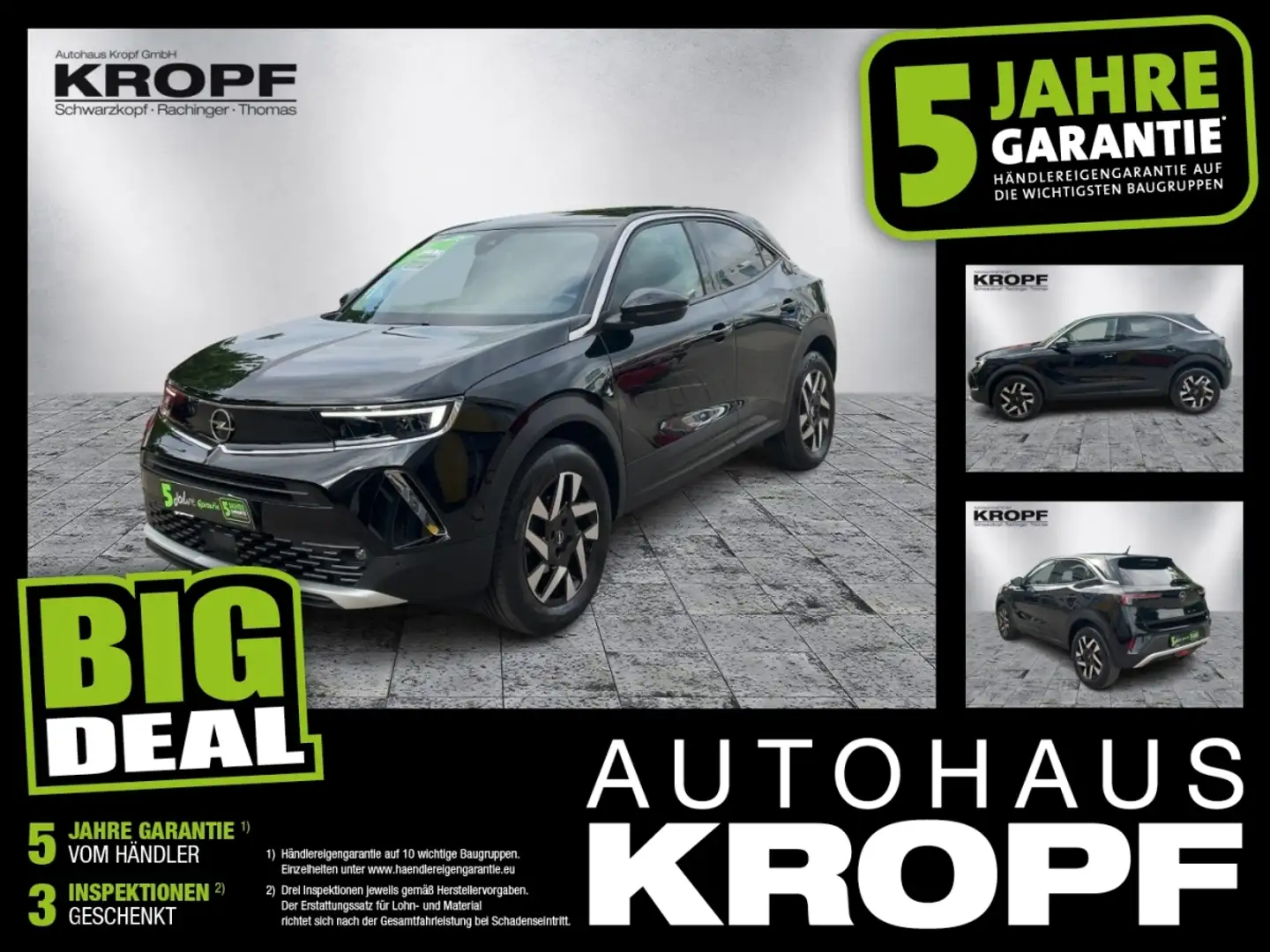 Opel Mokka 1.2 Turbo Elegance **SHZ LED ALU PDC** Schwarz - 1