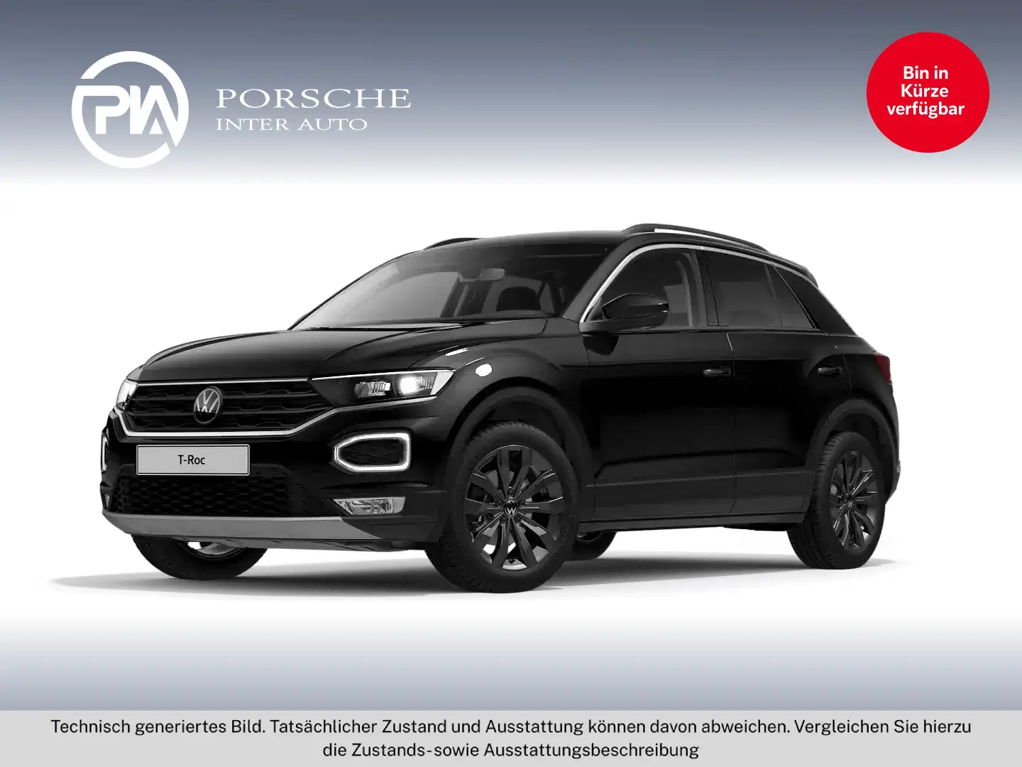 Volkswagen T-Roc Design TSI Schwarz - 1