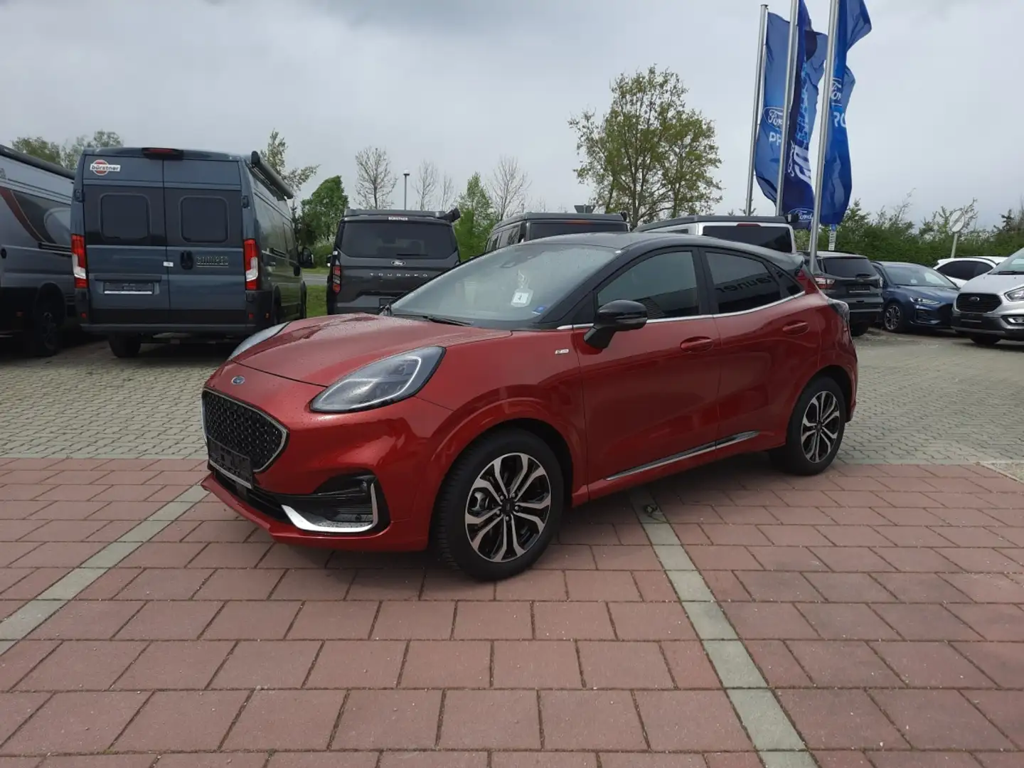 Ford Puma 1.0 ST-Line Vignale Navi, LED,Leder Roşu - 2
