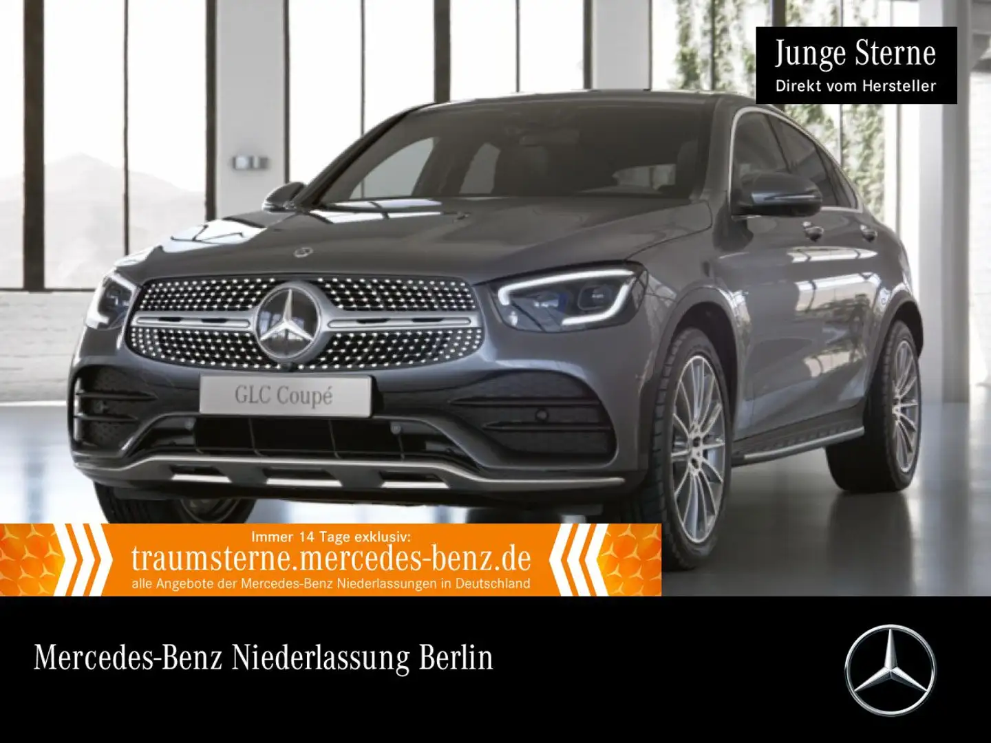 Mercedes-Benz GLC 300 e Coupé 4M AMG+360+MULTIBEAM+FAHRASS+9G Grau - 1