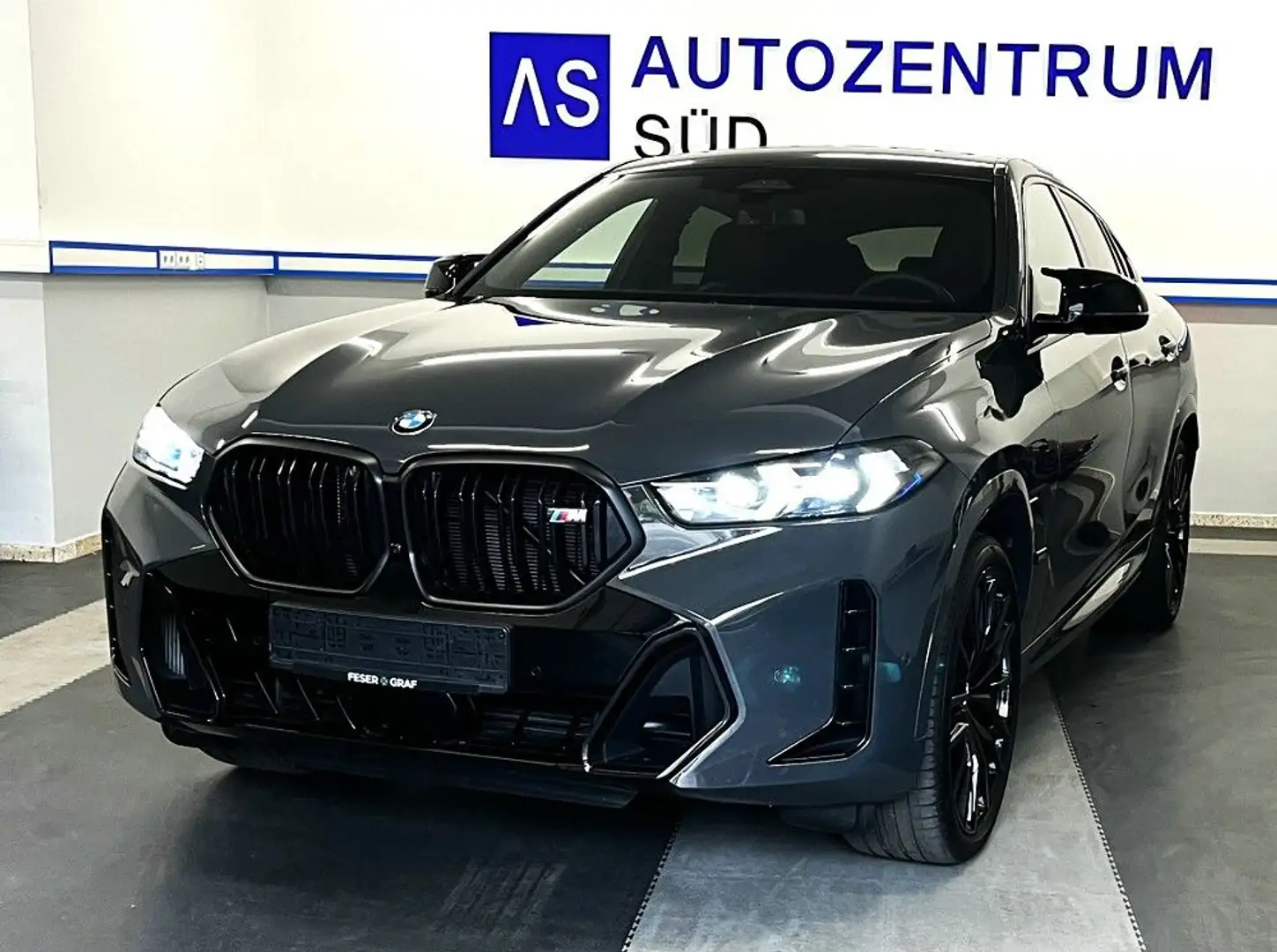 BMW X6 M60 i xDrive Laser PANO HUD Grigio - 1