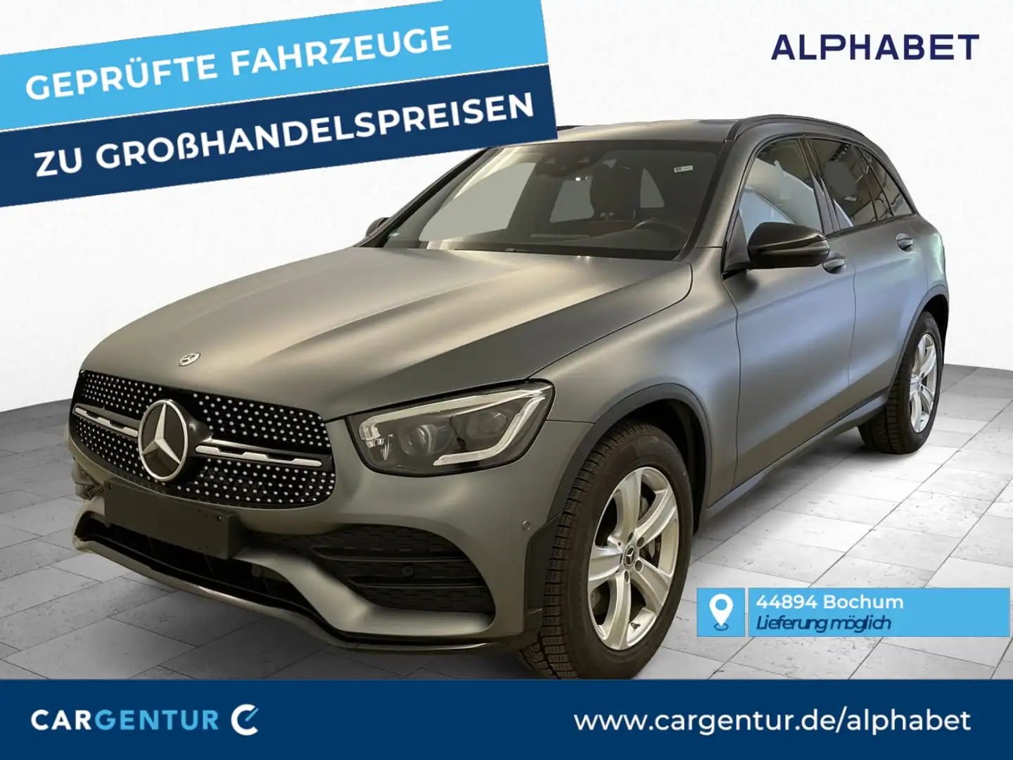 Mercedes-Benz GLC 220 d AMG Line 4Matic AHK Burmester ACC Szürke - 1