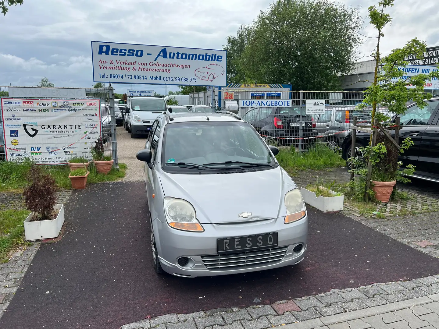 Chevrolet Matiz 1.0 SE *KLIMA*148.000 KM ORIGI*EURO-4* Silber - 1