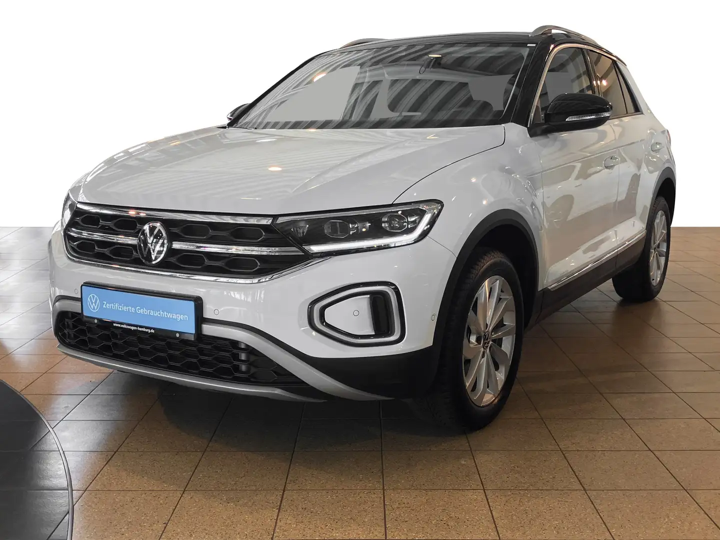 Volkswagen T-Roc 1.5 TSI Style DSG AHK Navi Klima Weiß - 2