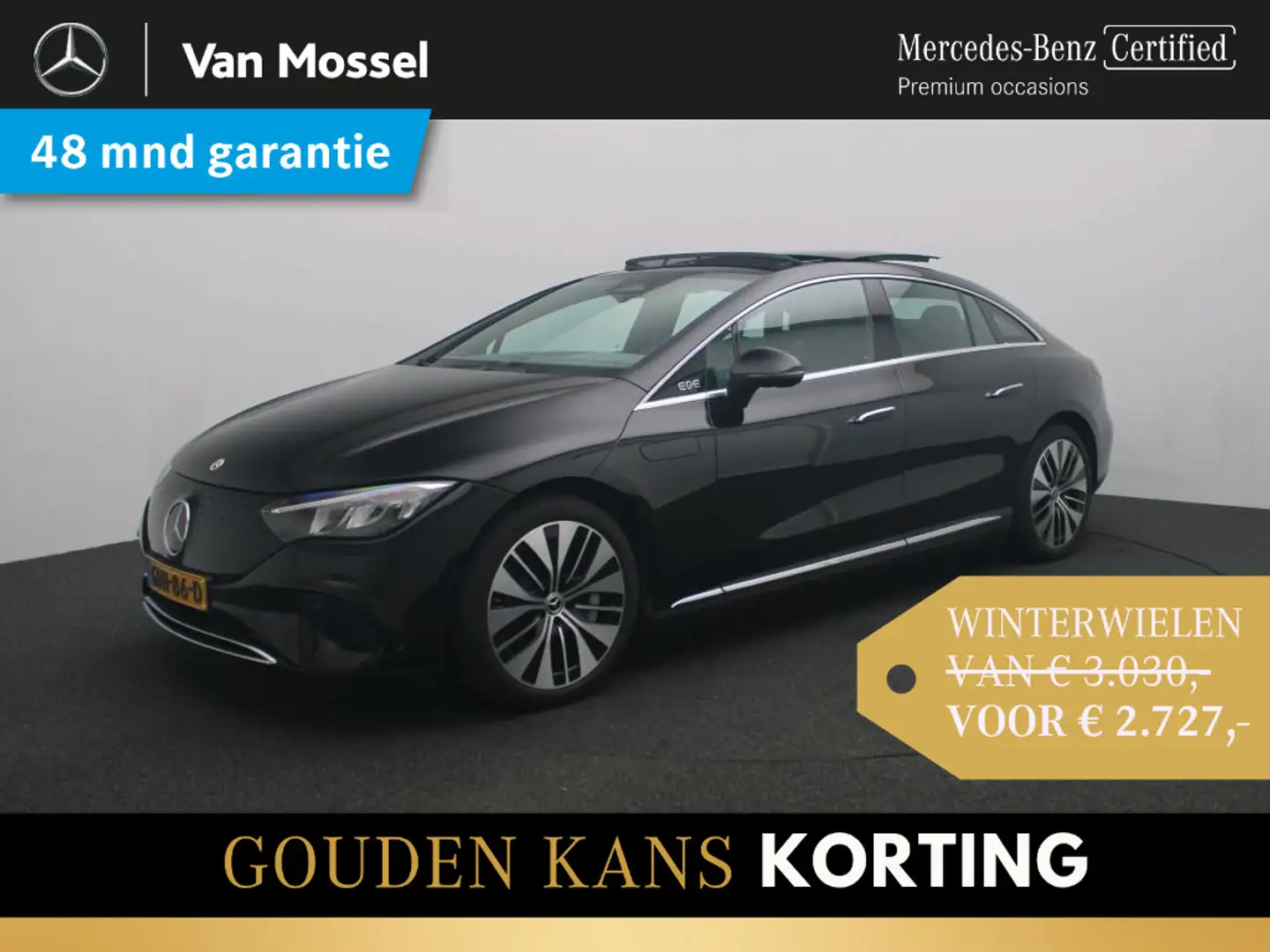 Mercedes-Benz EQE 300 Business Edition 89 kWh / Memory-Stoelen / Achteru Noir - 1
