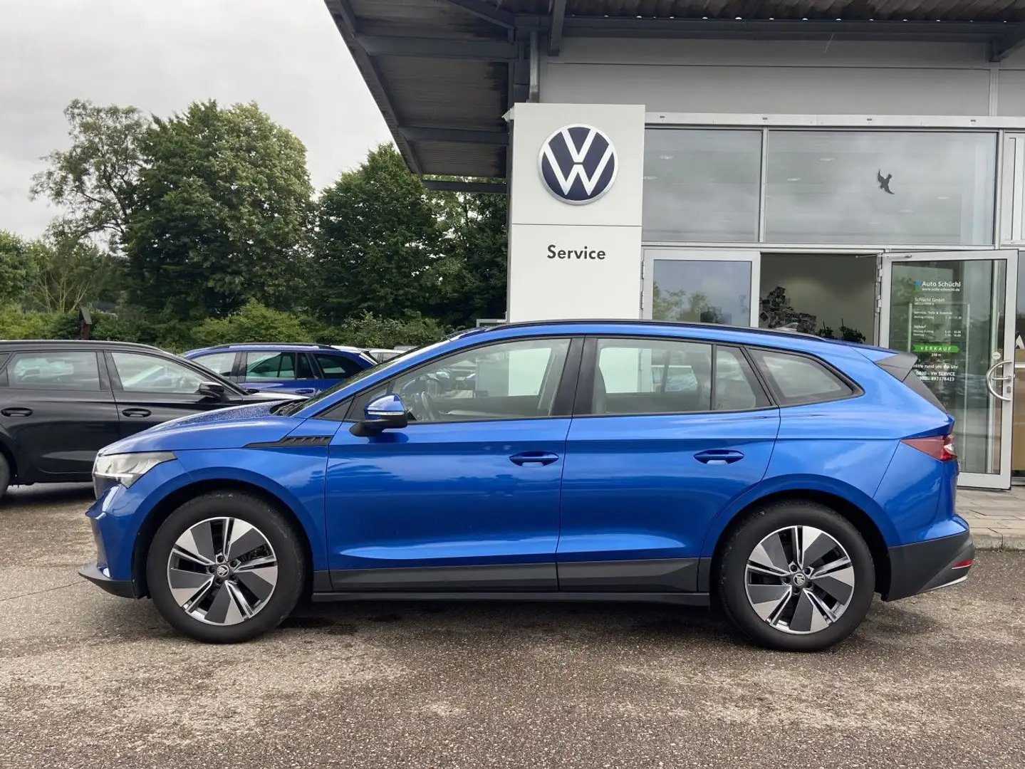 Skoda Enyaq 60 iV 19"+NAVI+LED+SMART-LINK+AHK+CCS+PANO Blau - 2
