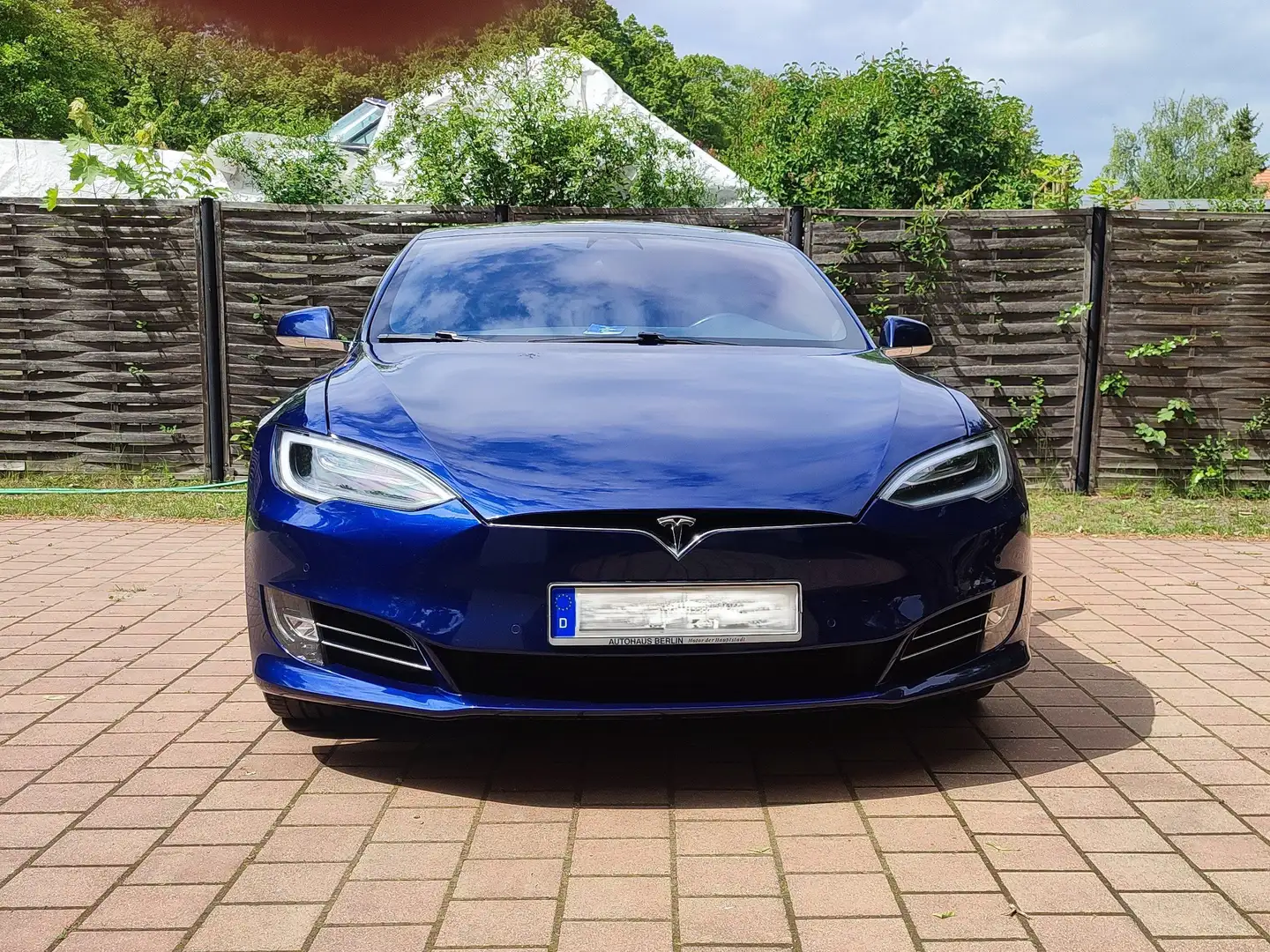 Tesla Model S Model S 75D Allradantrieb Blau - 2
