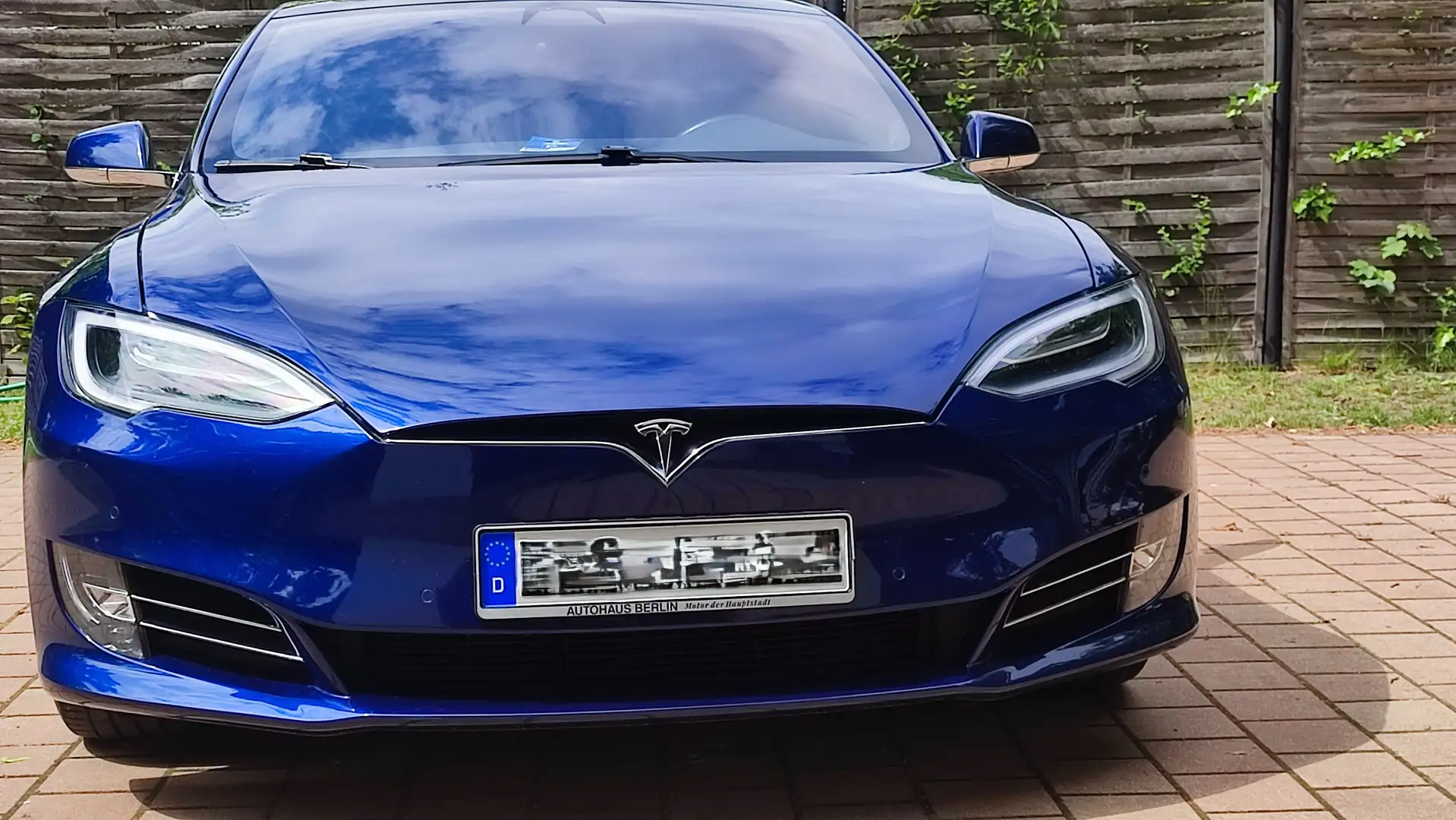 Tesla Model S Model S 75D Allradantrieb Blau - 1