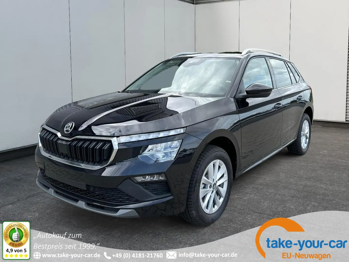 Skoda Kamiq Selection ACC+EL.HECKKL.+SHZ+LED 1.5 TSI 110 kW... Schwarz - 1