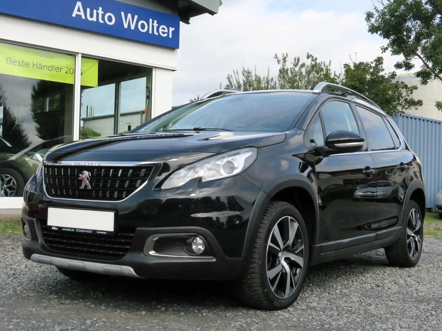 Peugeot 2008 AUTOMATIK ALLURE 1.HD NAVI GJR SHZ PANORAMA SAUBER Schwarz - 2