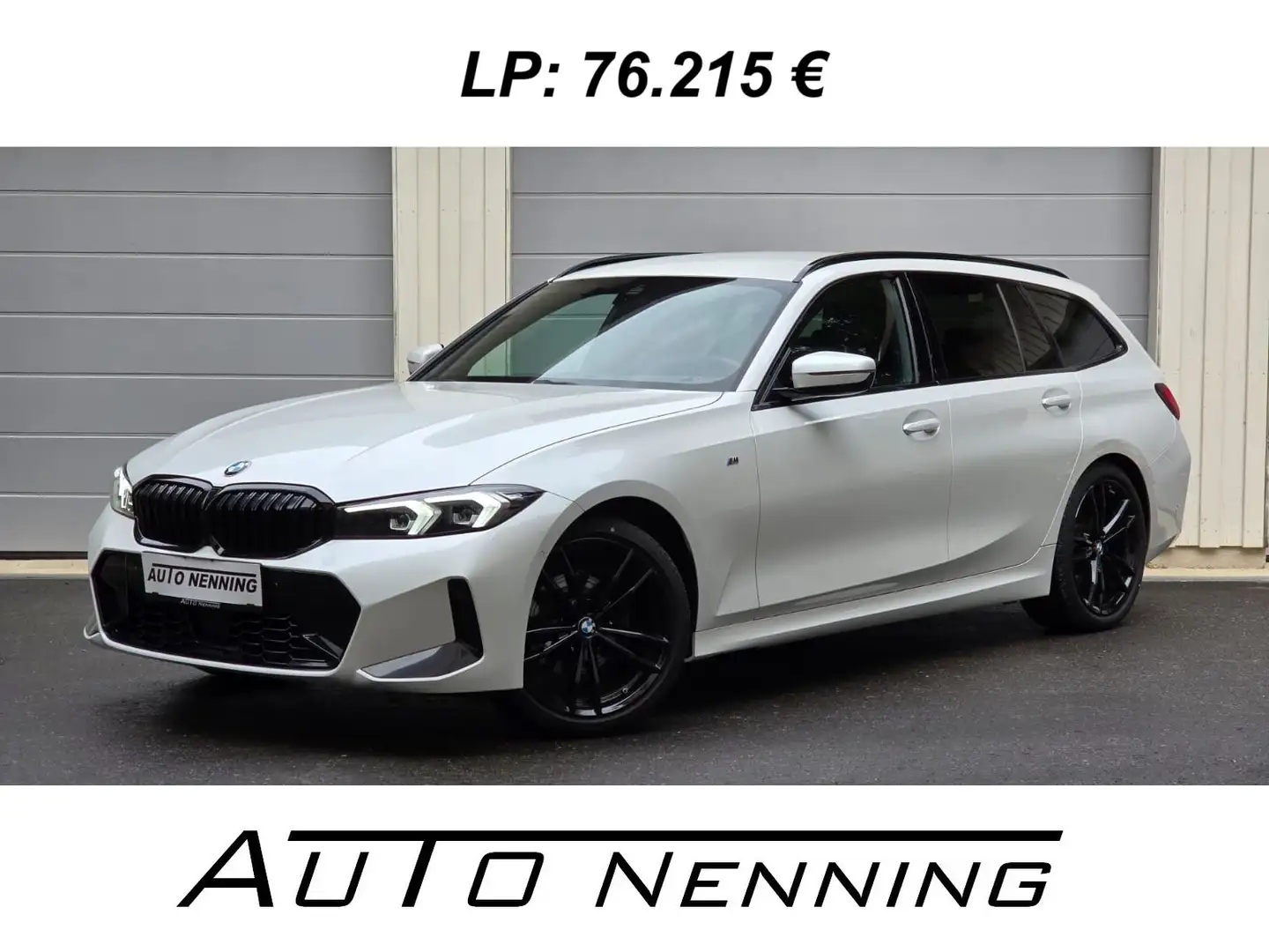 BMW 320 d Touring xDrive M Sport 19" AHK Kamera Shadow Weiß - 1