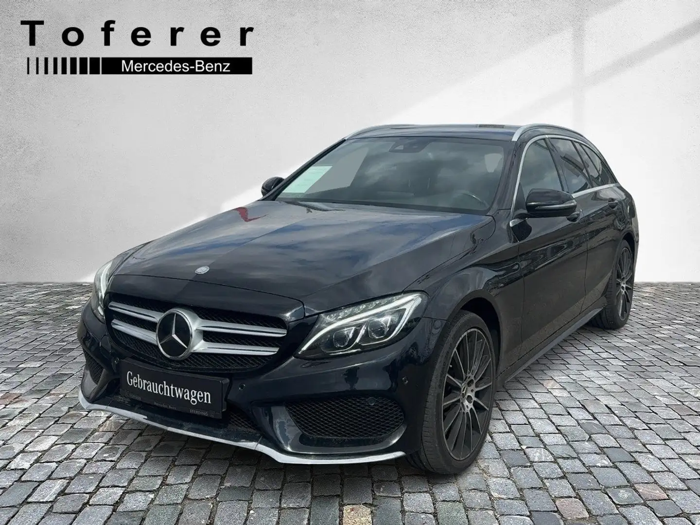 Mercedes-Benz C 220 d 4MATIC T-Modell PTS Shz Ambi AIR Mbeam Schwarz - 1