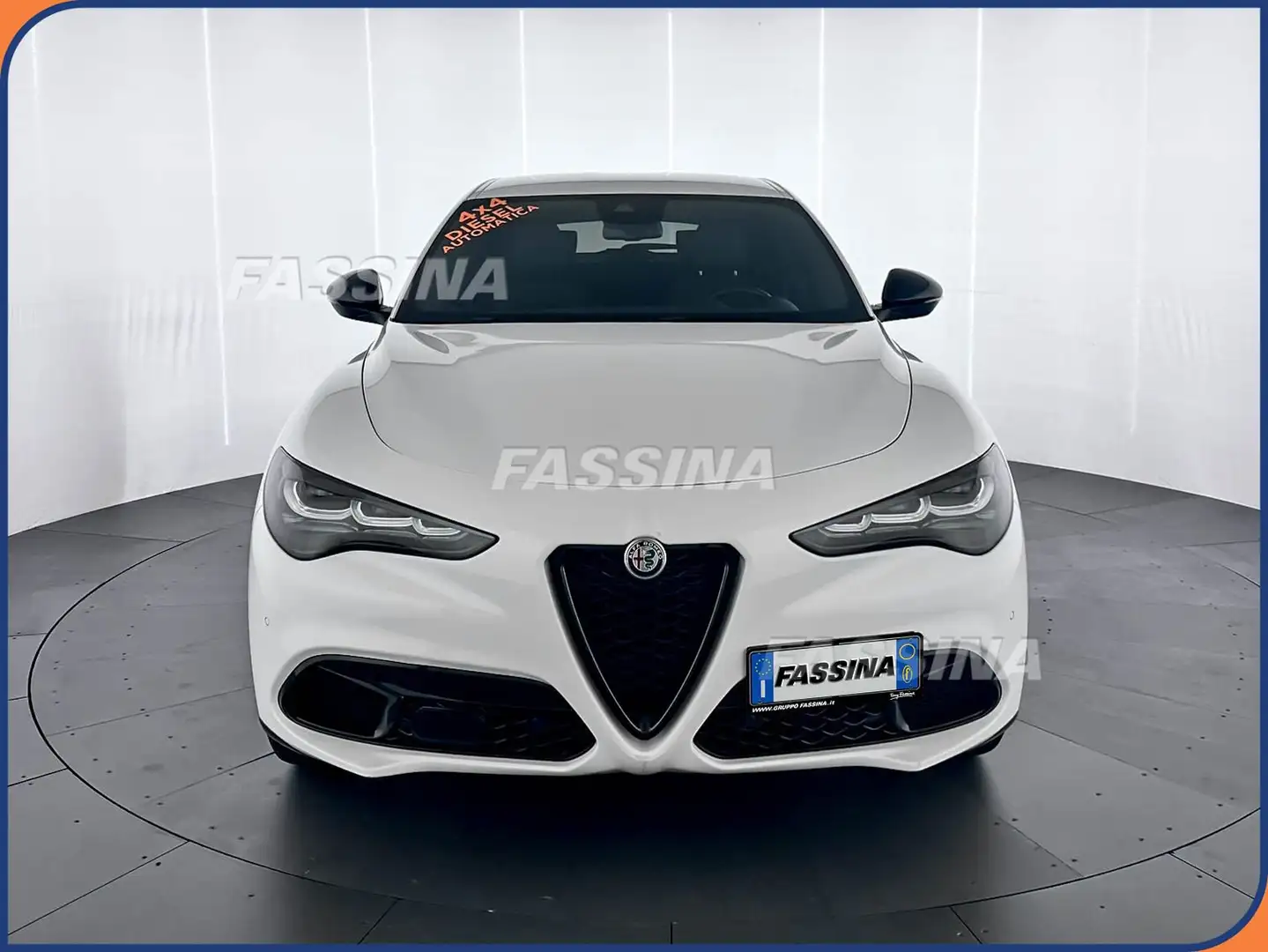 Alfa Romeo Stelvio Stelvio 2.2 Turbodiesel 210 CV AT8 Q4 Veloce Blanc - 2