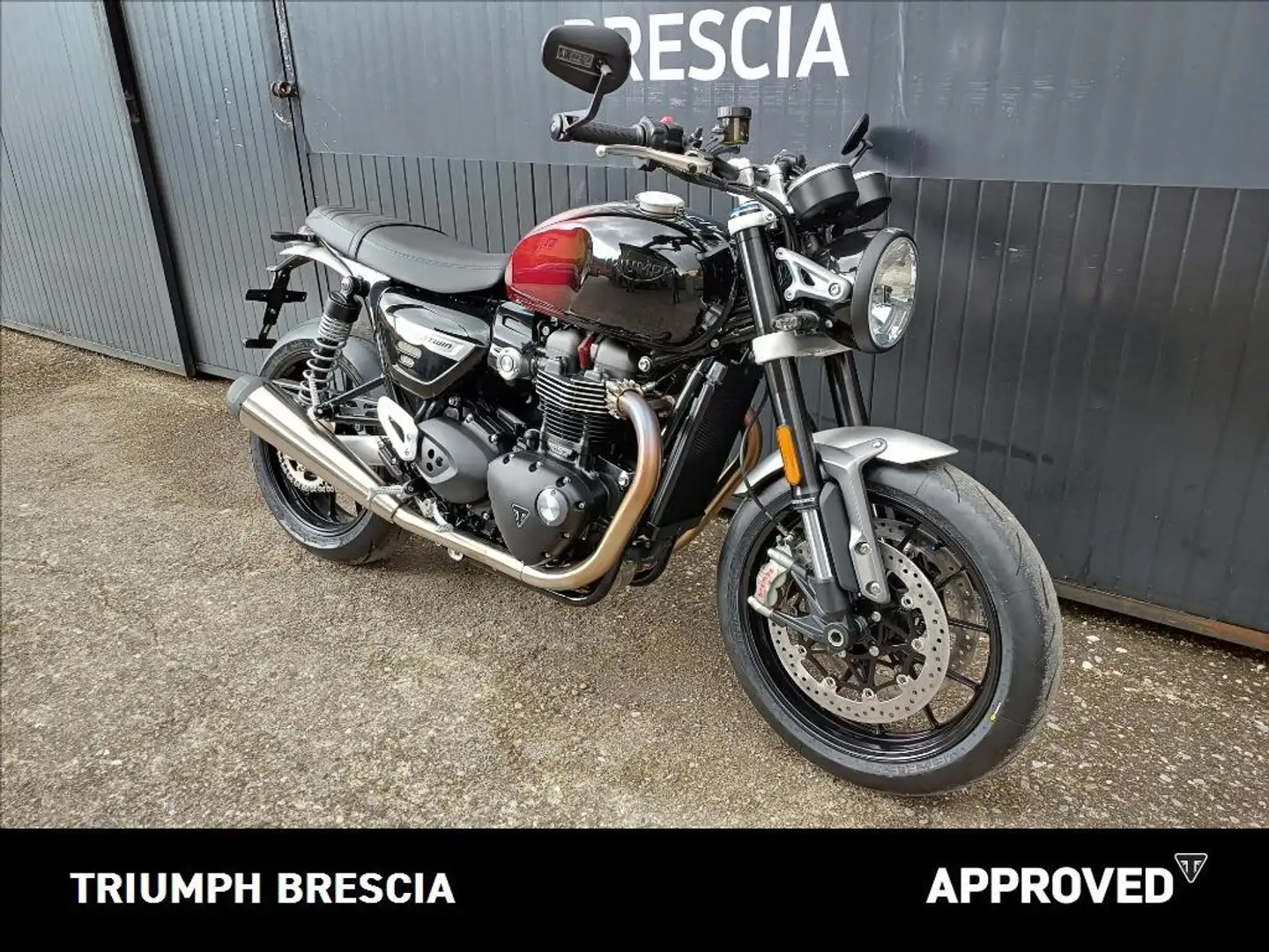 Triumph Speed Twin 1200 Stealth Edition Rouge - 2