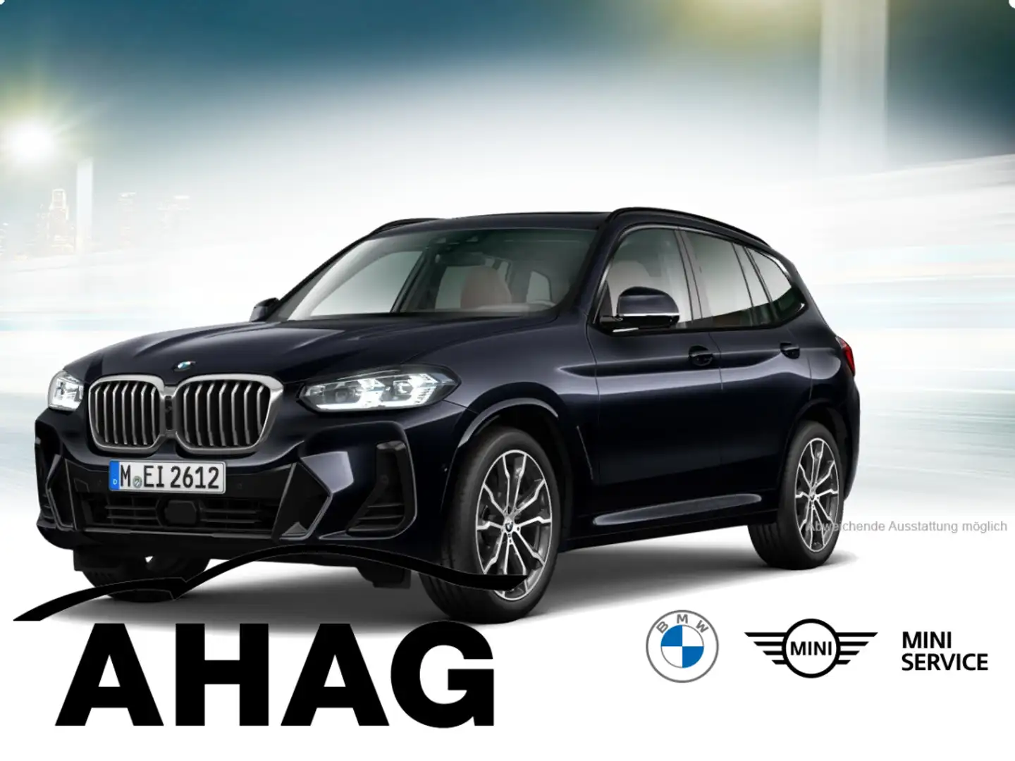 BMW X3 xDrive20d AT M Sportpaket Innovationsp. AHK Schwarz - 1
