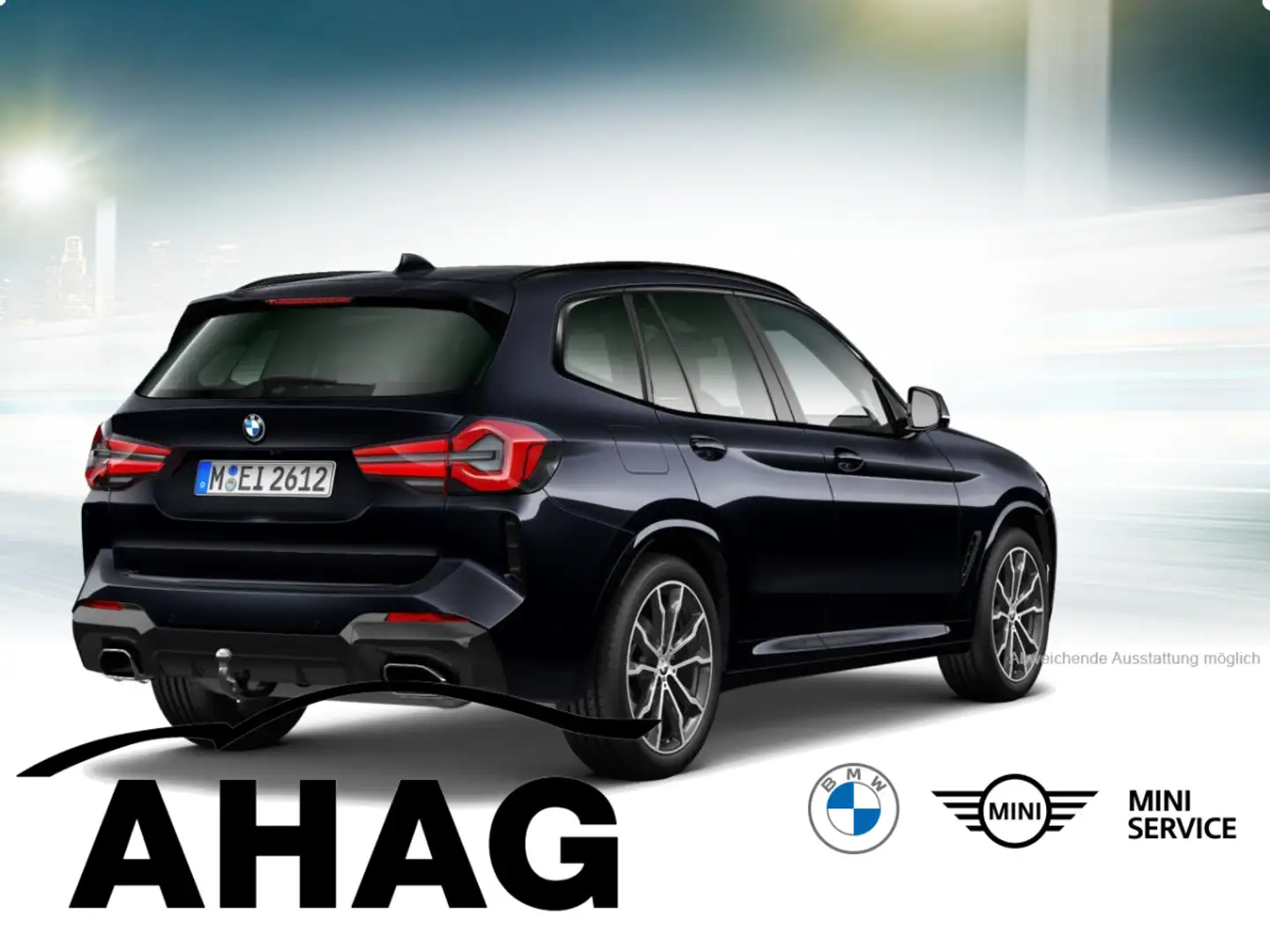 BMW X3 xDrive20d AT M Sportpaket Innovationsp. AHK Schwarz - 2