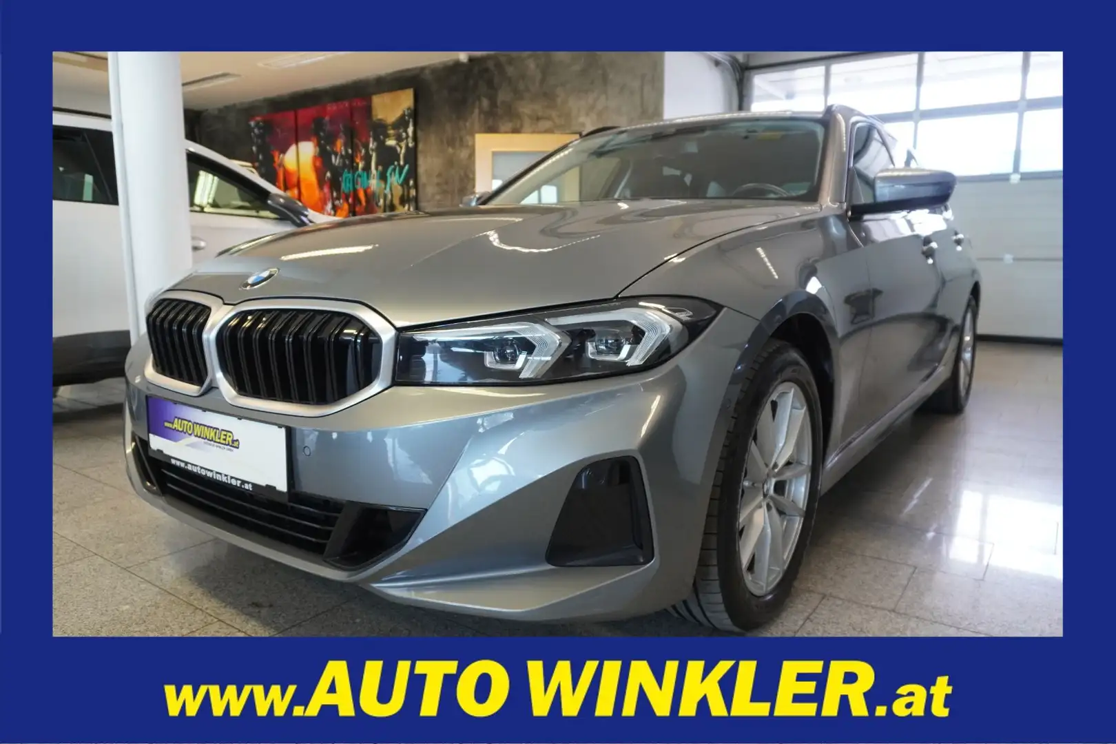 BMW 320 d 48 V xDrive Touring Aut./Navi/Sport/LED Grau - 1