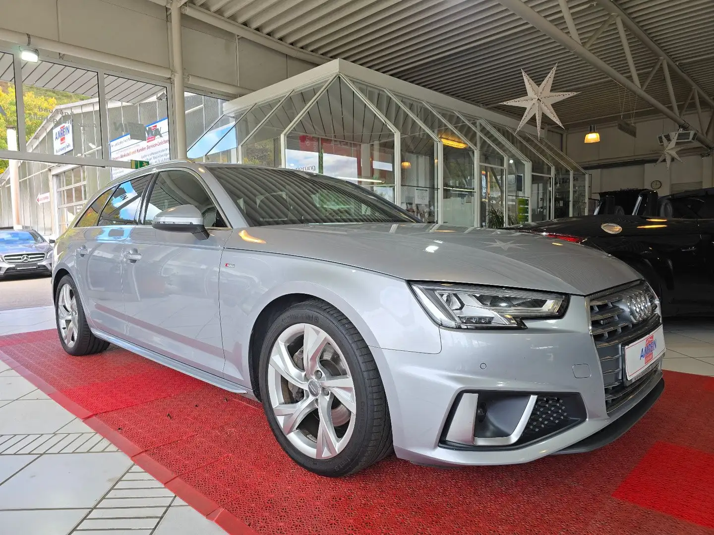Audi A4 Avant 40 TDI quattro sport+S LINE+ACC+NAVI+ Silber - 1
