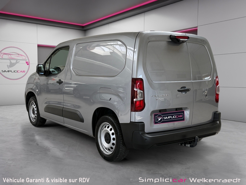 Peugeot Partner 1.5 BlueHDi L1 STD Heavy S/S (EU6.4)-BOITE AUTO-CARPLAY-CAM-REGUL/LIM-GARANTIE JUSQU'A 36 MOIS — photo 5
