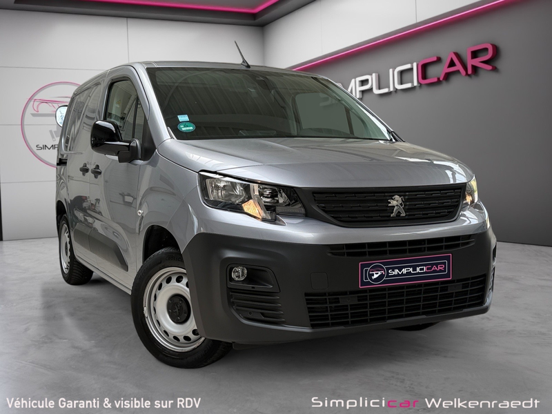 Peugeot Partner 1.5 BlueHDi L1 STD Heavy S/S (EU6.4)-BOITE AUTO-CARPLAY-CAM-REGUL/LIM-GARANTIE JUSQU'A 36 MOIS
