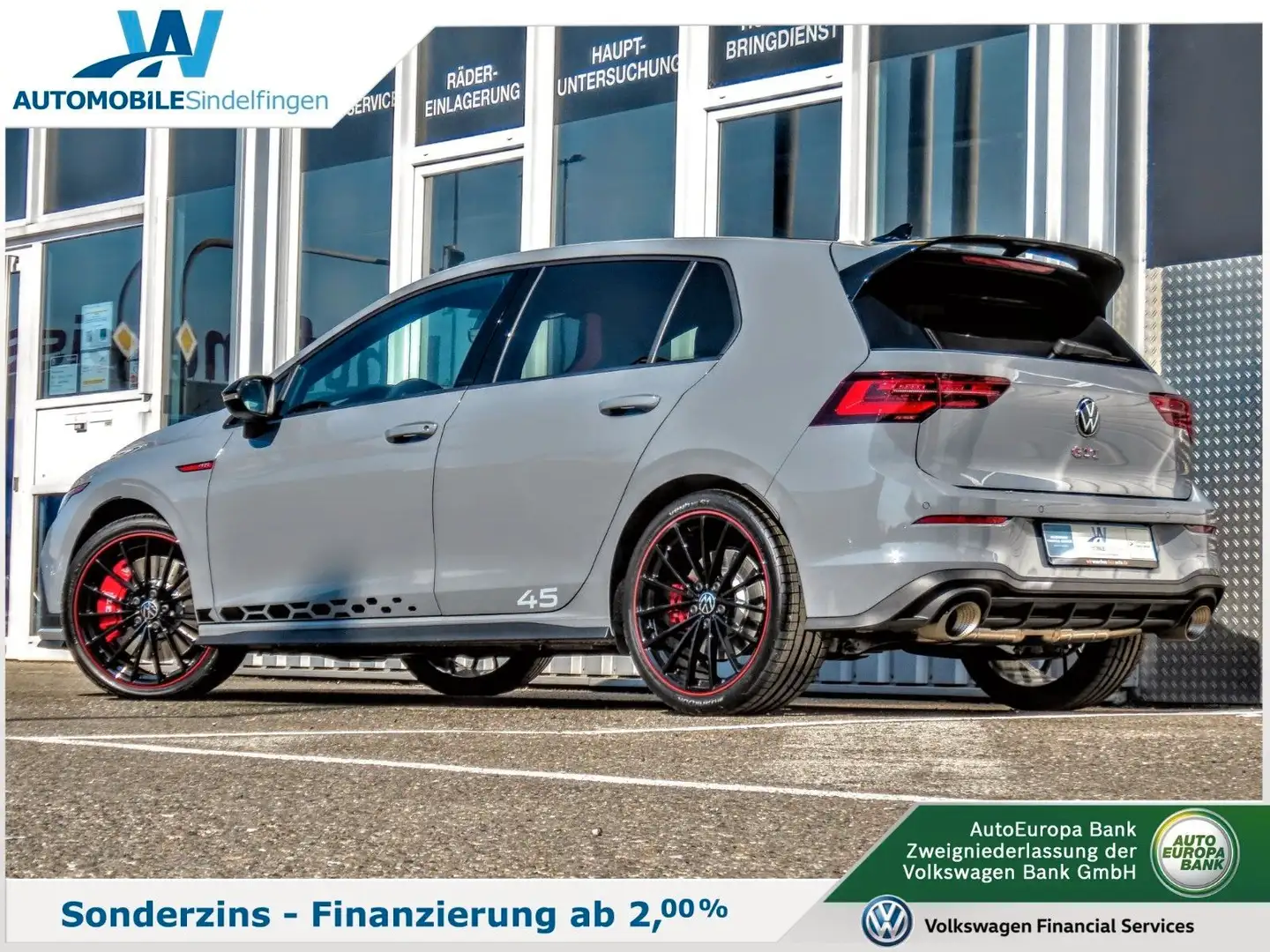 Volkswagen Golf VIII GTI Clubsport PANO AKRAPOVIC*45 Jahre* Grigio - 2