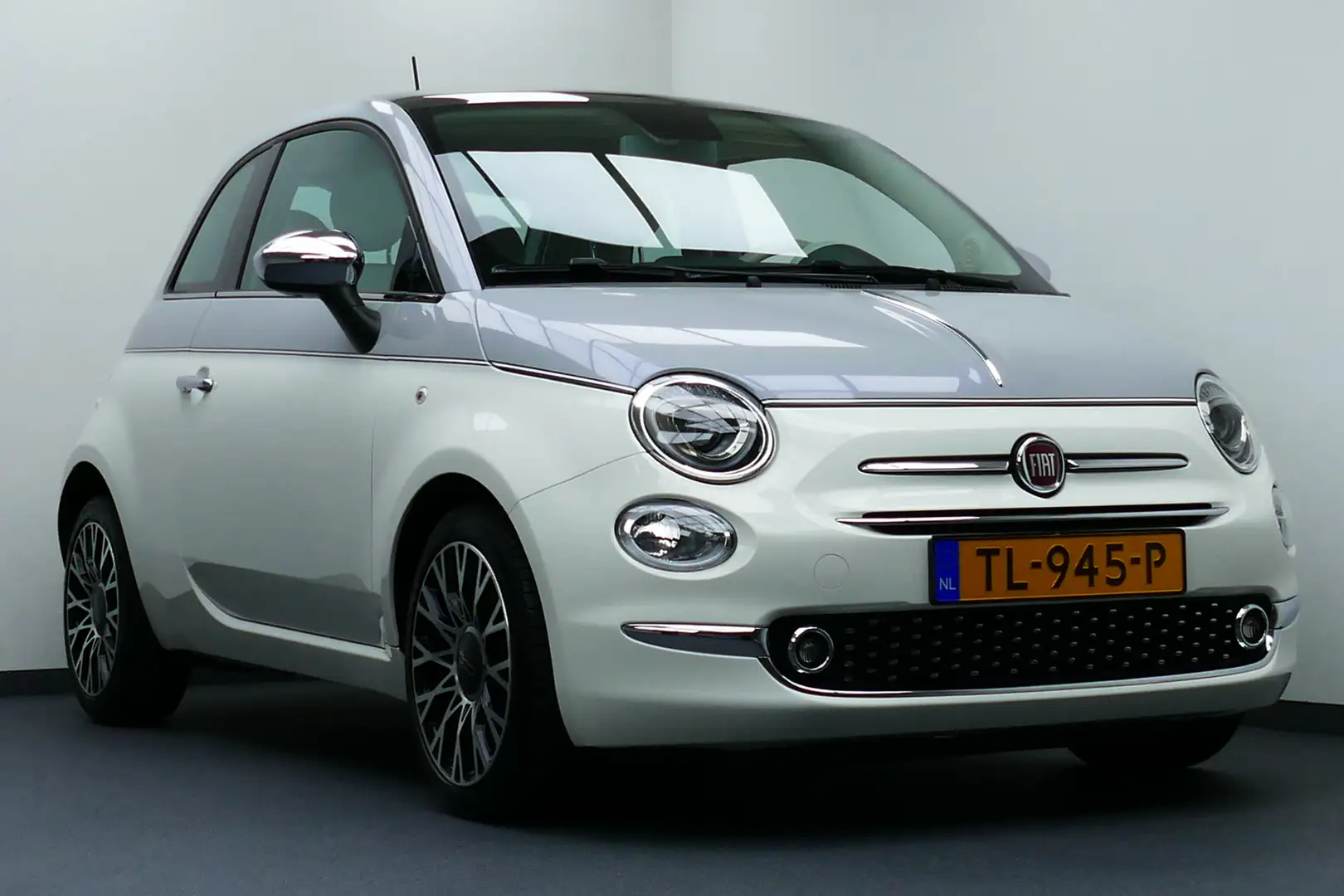 Fiat 500 0.9 TwinAir Turbo Collezione Two-Tone. Panodak, Na Wit - 2