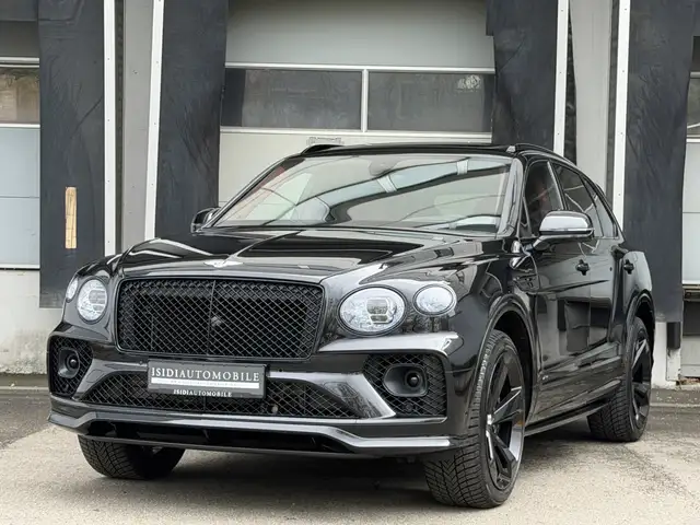 Bentley Bentayga V8 Azure Black Mulliner Carbon Pano HuD