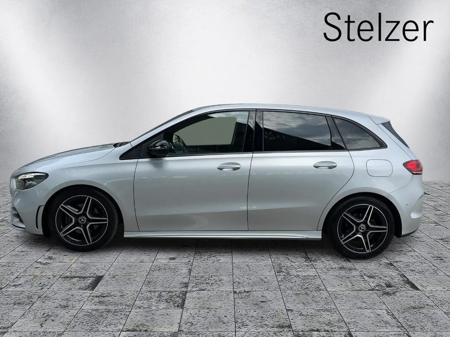 Mercedes-Benz B 180 d AMG Line KeyGo PTS Shz Ambi Mbeam eHeck Silber - 2