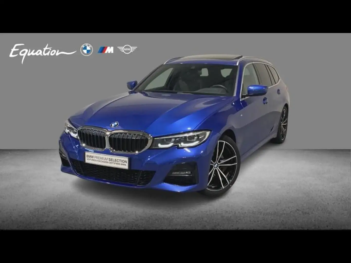 BMW 320 320dA MH 190ch M Sport Bleu - 1