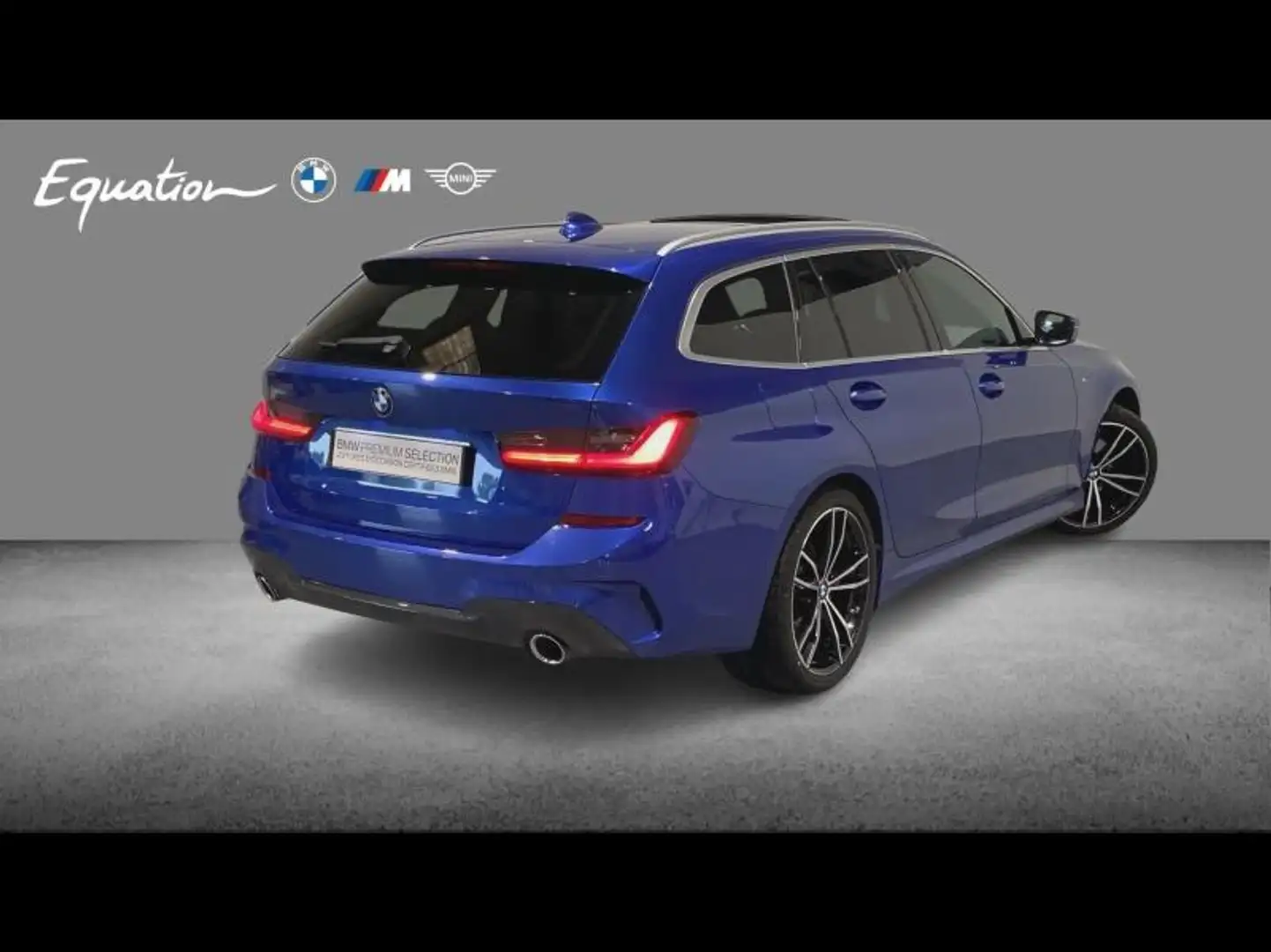 BMW 320 320dA MH 190ch M Sport Bleu - 2