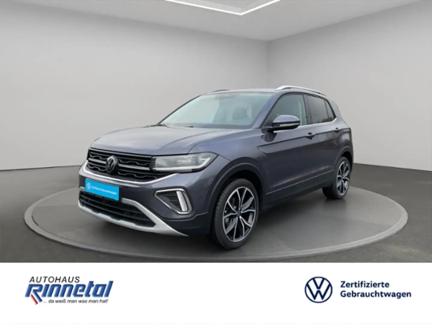 Volkswagen T-Cross 1.0 l TSI OPF DSG Style MATRIX LED+NAVI+KLIMAAUT+ Grau - 1