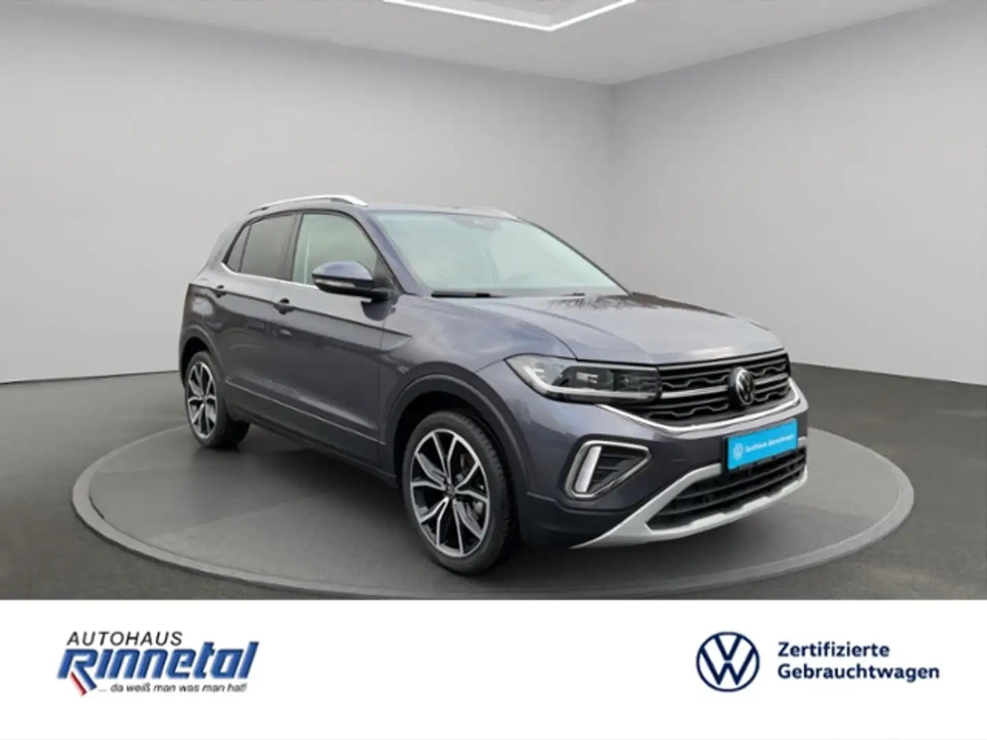 Volkswagen T-Cross 1.0 l TSI OPF DSG Style MATRIX LED+NAVI+KLIMAAUT+ Grau - 2