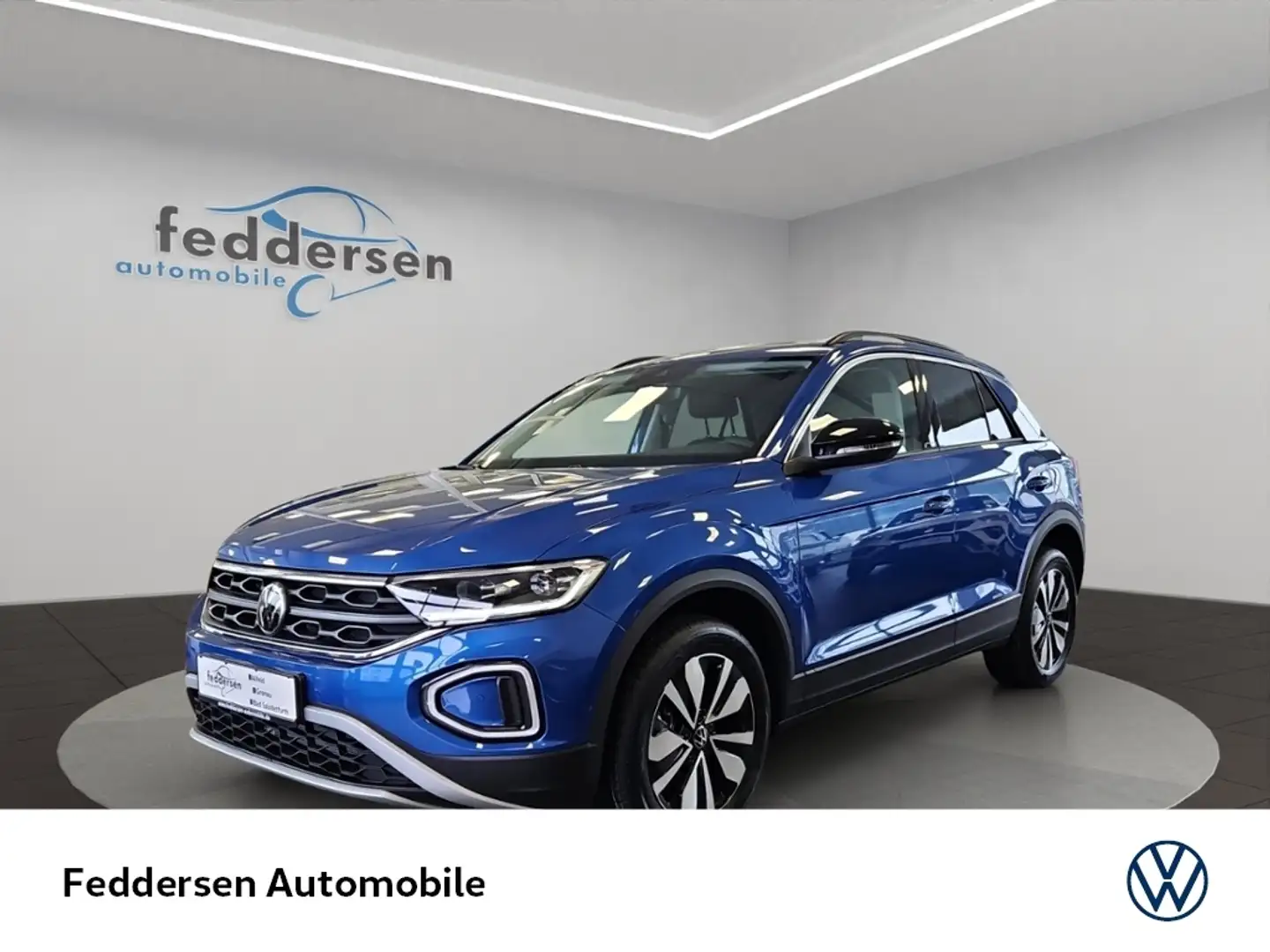 Volkswagen T-Roc Goal 1.0 TSI ACC Navi LED Sitzheizung KLIMA ALU Blau - 1