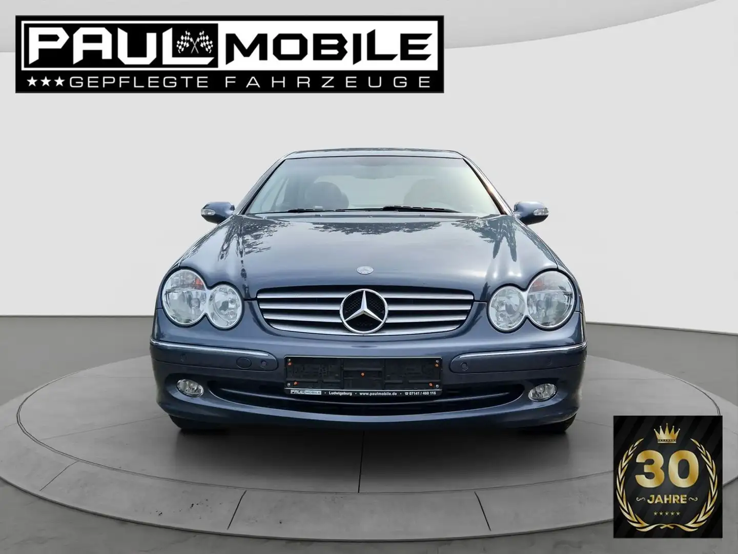 Mercedes-Benz CLK 200 K Automatik Navi Parktronik v+h 2.Hand * Albastru - 2