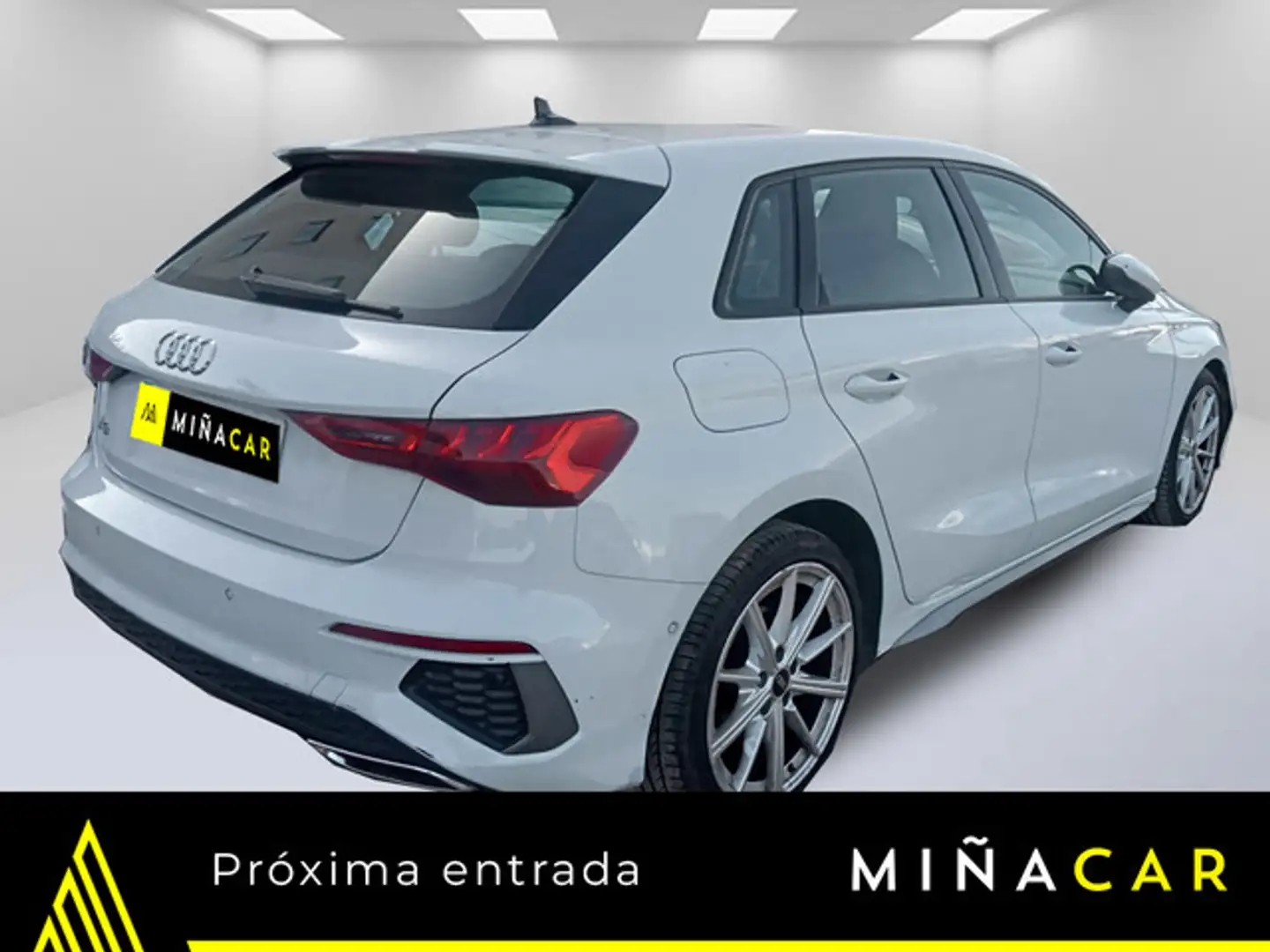 Audi A3 Sportback 35TDI S line S tronic Blanc - 2