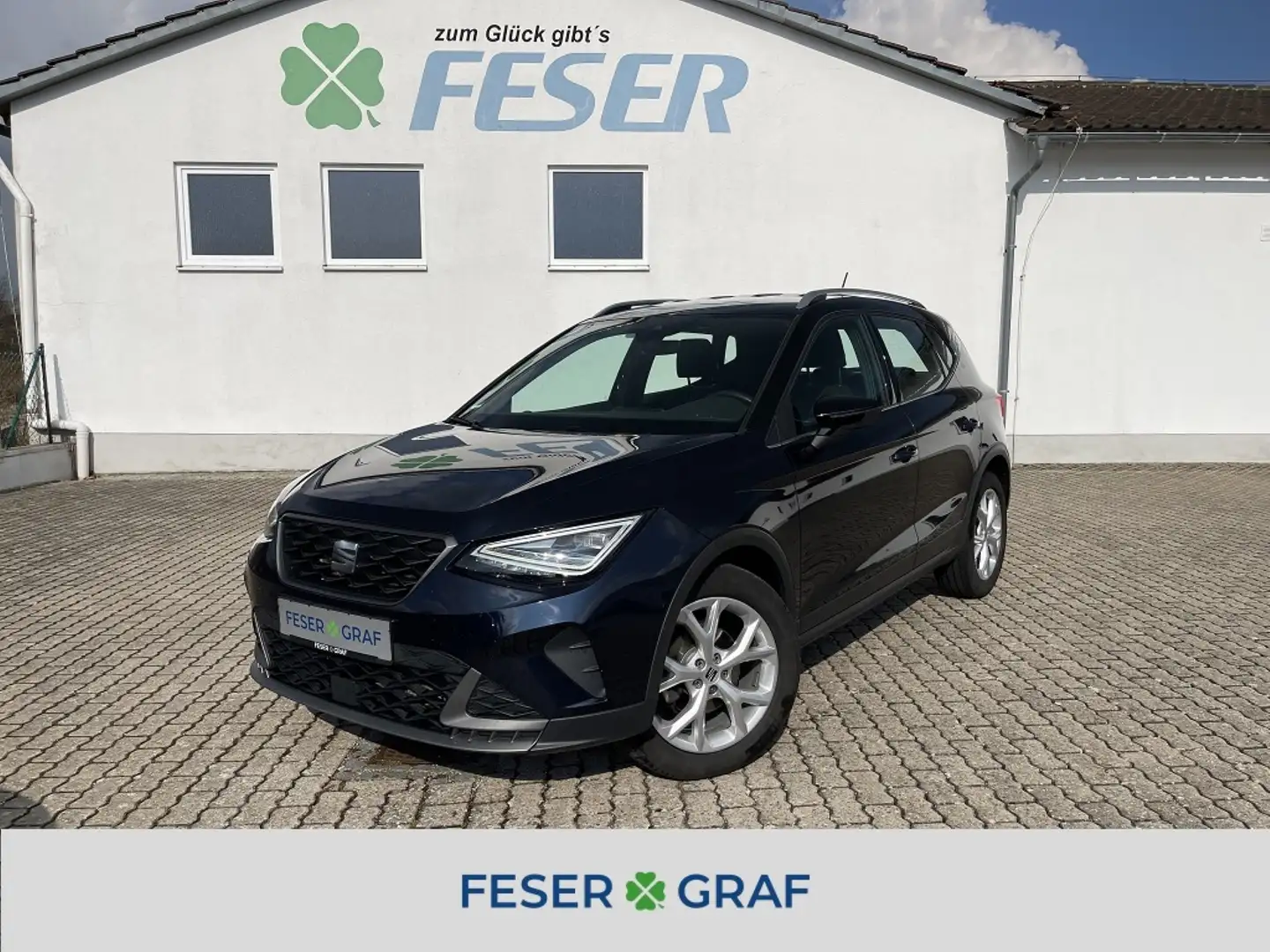 SEAT Arona FR 1.0 TSI DSG ACC LED NAVI SHZ Blauw - 1