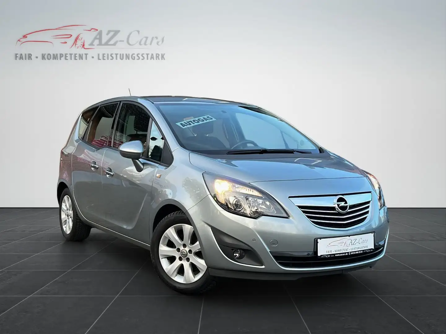Opel Meriva B Innovation*LPG*1.HAND*KLIMA*TEMPO*SHZ* Silber - 1