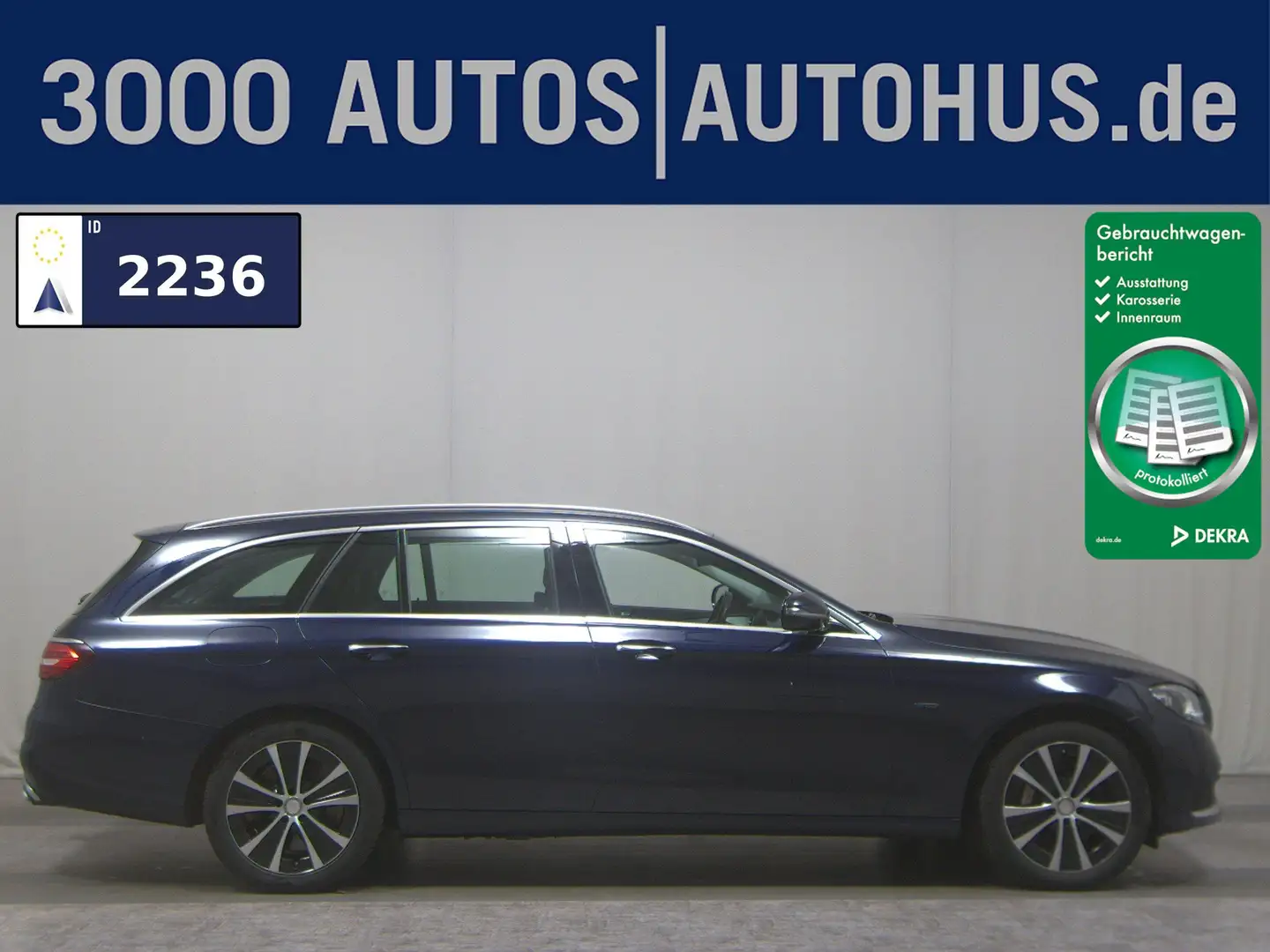 Mercedes-Benz E 300 T de 4M Avantgarde Widescreen HuD MB-LED Bleu - 1