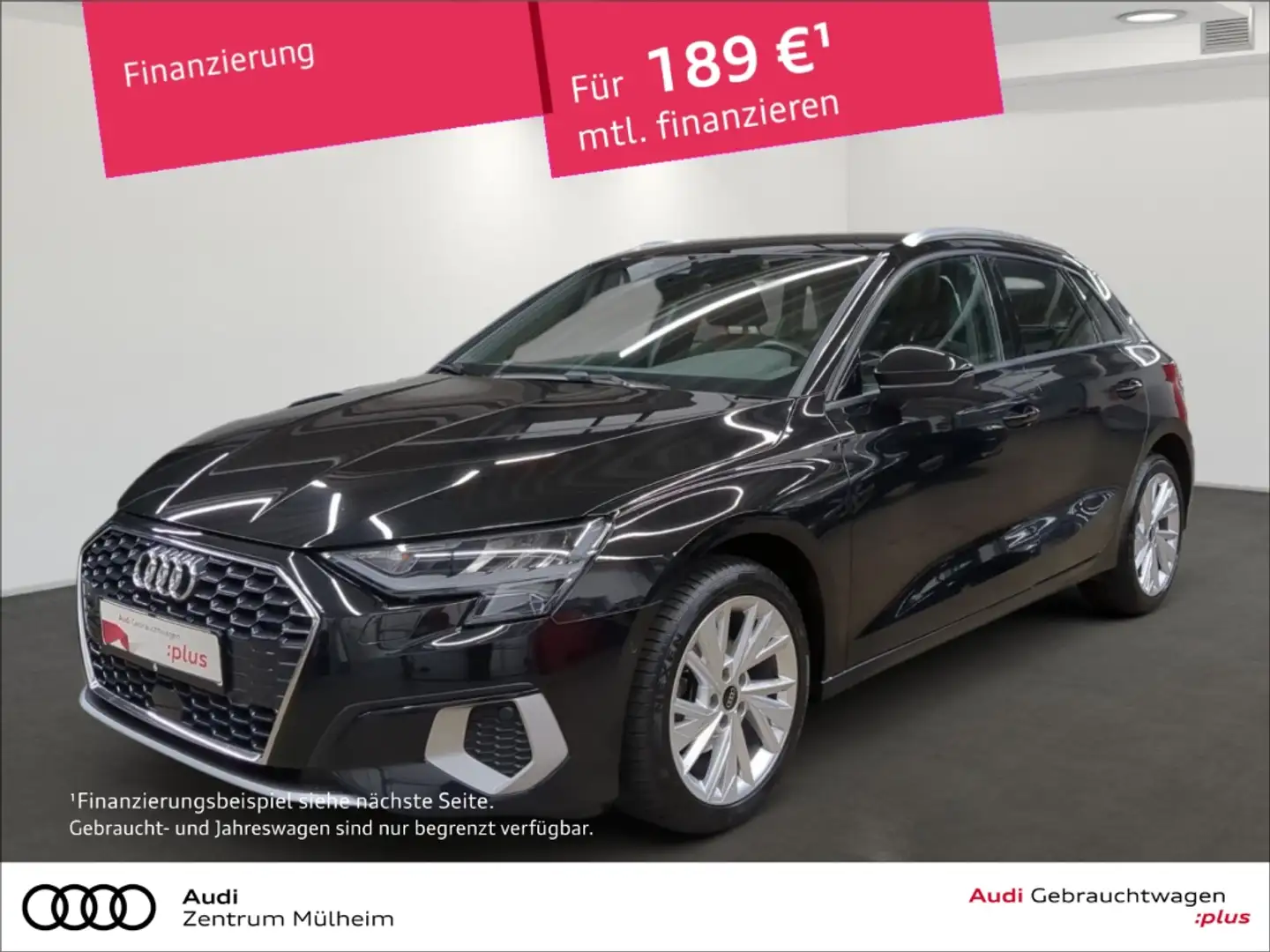 Audi A3 Sportback 35 TDI Navi LED virtual Schwarz - 1