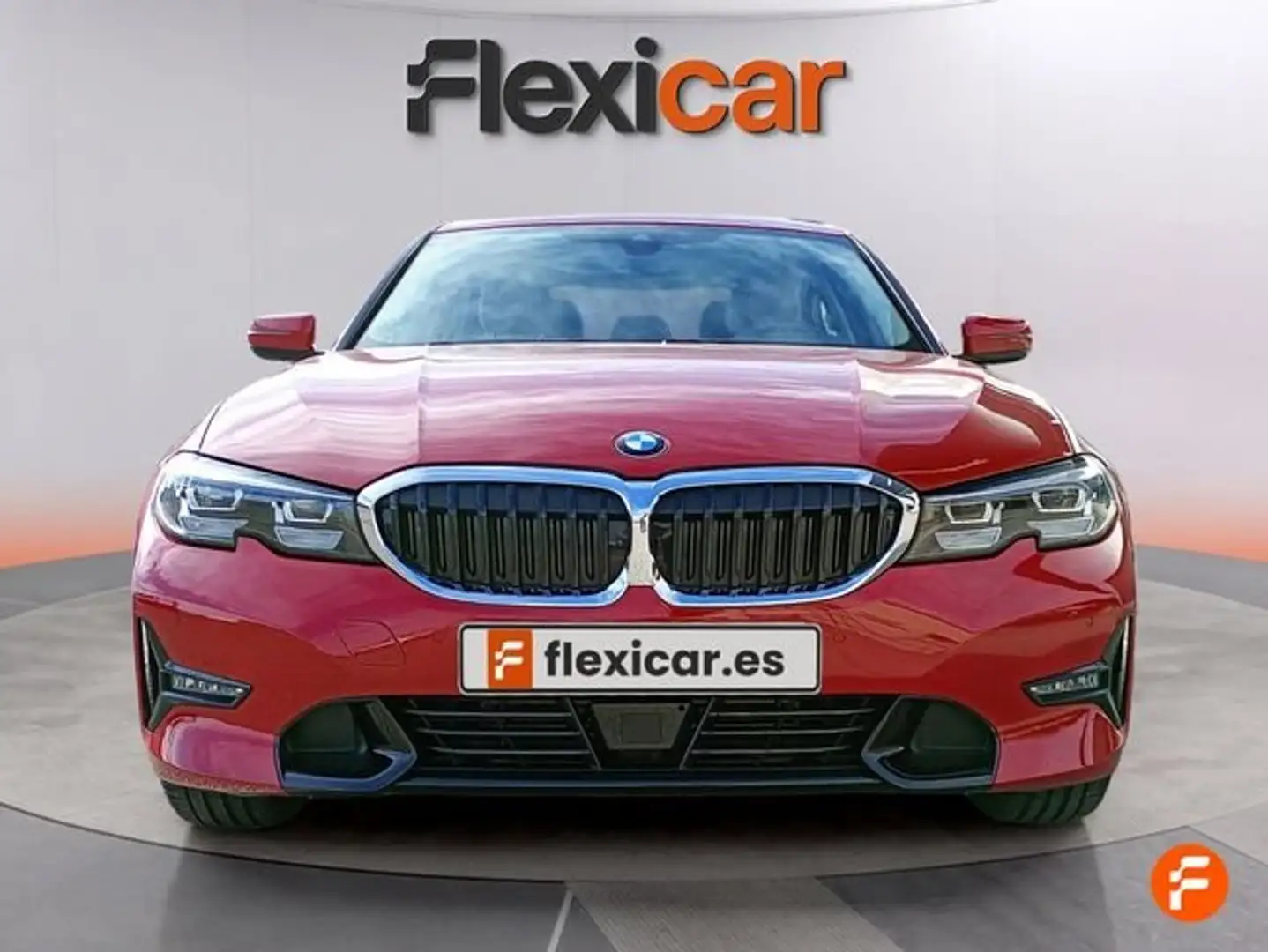 BMW 320 320dA EfficientDynamics Rojo - 2