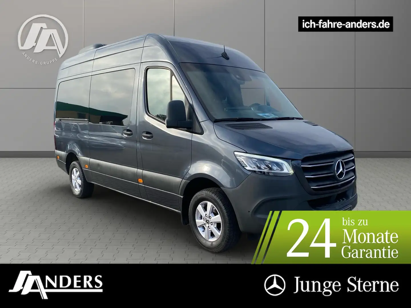 Mercedes-Benz Sprinter 316 Kombi L2H2 AUT*2xStandhz*Distronic* Grau - 1