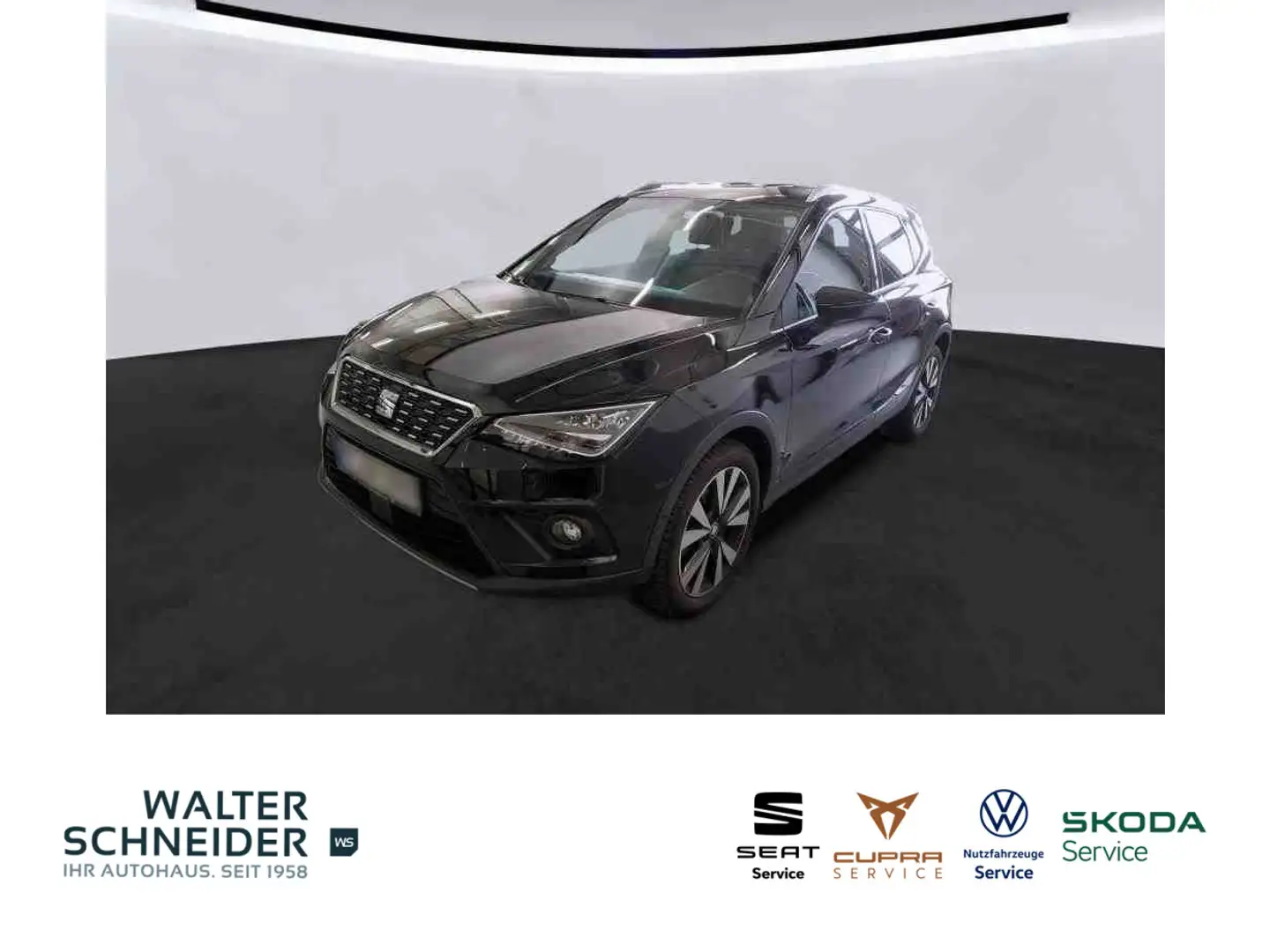 SEAT Arona 1.0 TSI DSG Xcellence AHK Navi LED SHZ PDC Schwarz - 1