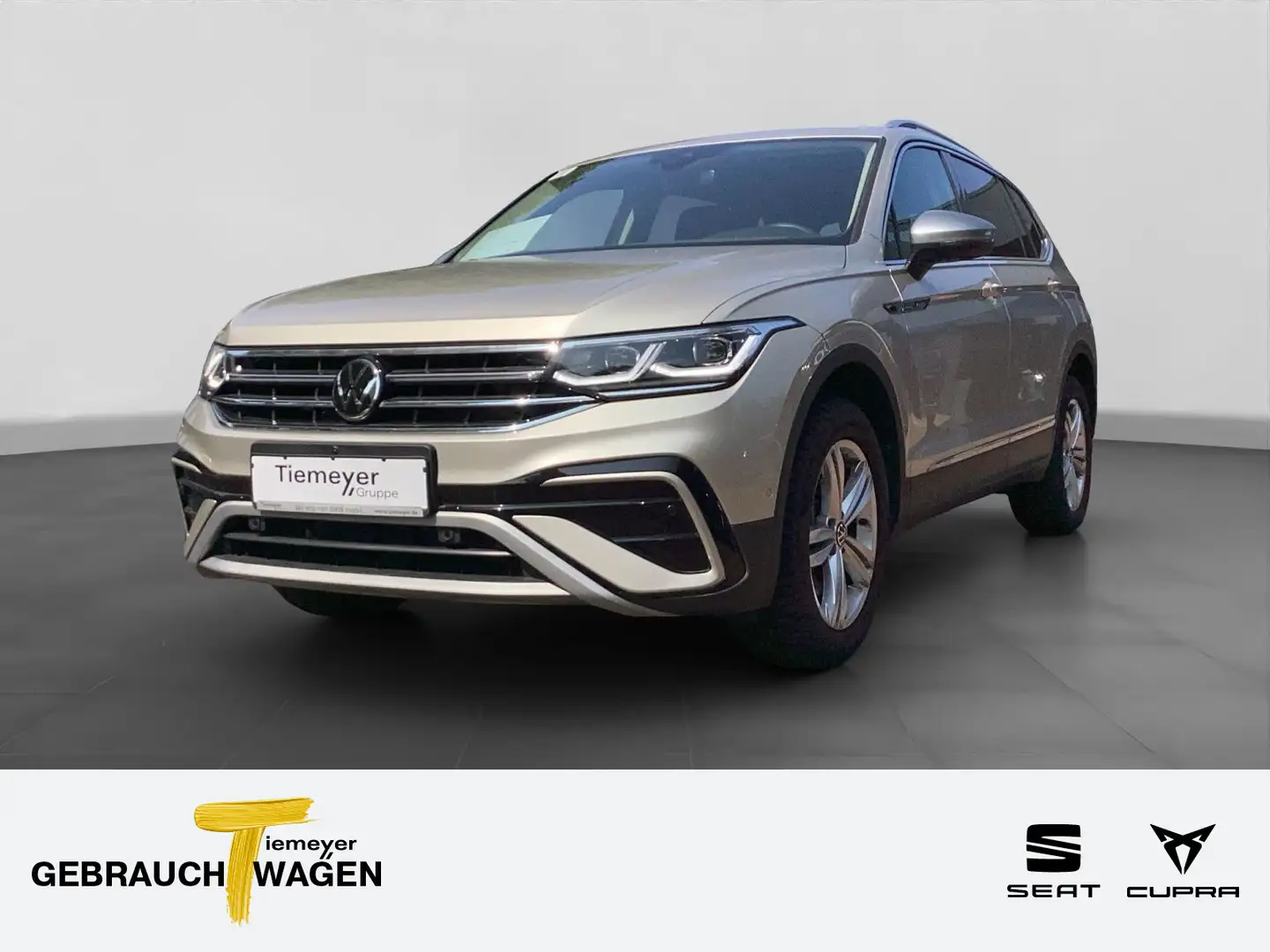 Volkswagen Tiguan Allspace 2.0 TSI 4M ELEGANCE LM20 PANO 7S Silber - 1