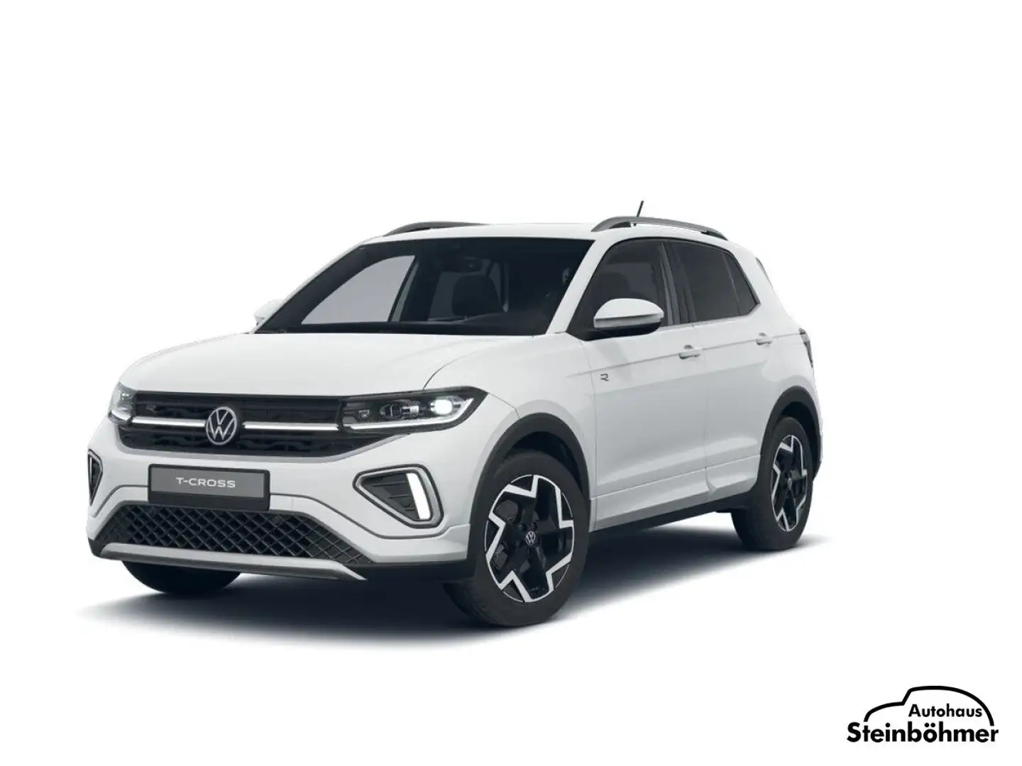 Volkswagen T-Cross R-Line 1.0 TSI DSG Travel&Comfort Navi AHK Weiß - 2