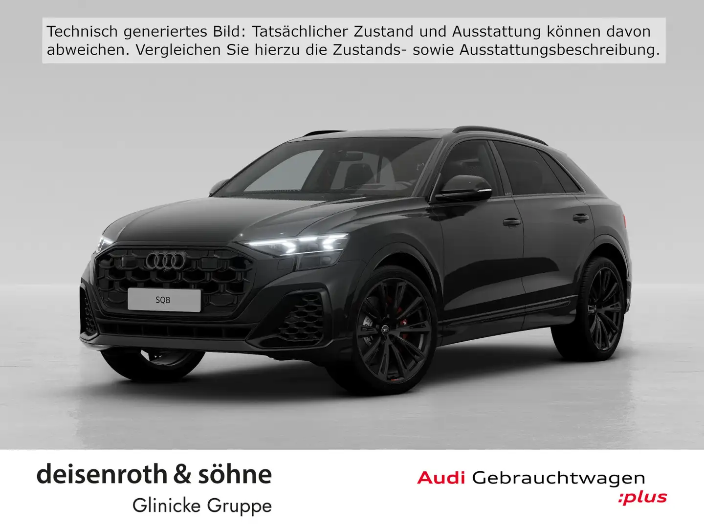Audi SQ8 TFSI AHK/StHz/HDMatrix/23''/HuD/B&O/Pano/Ass Schwarz - 1