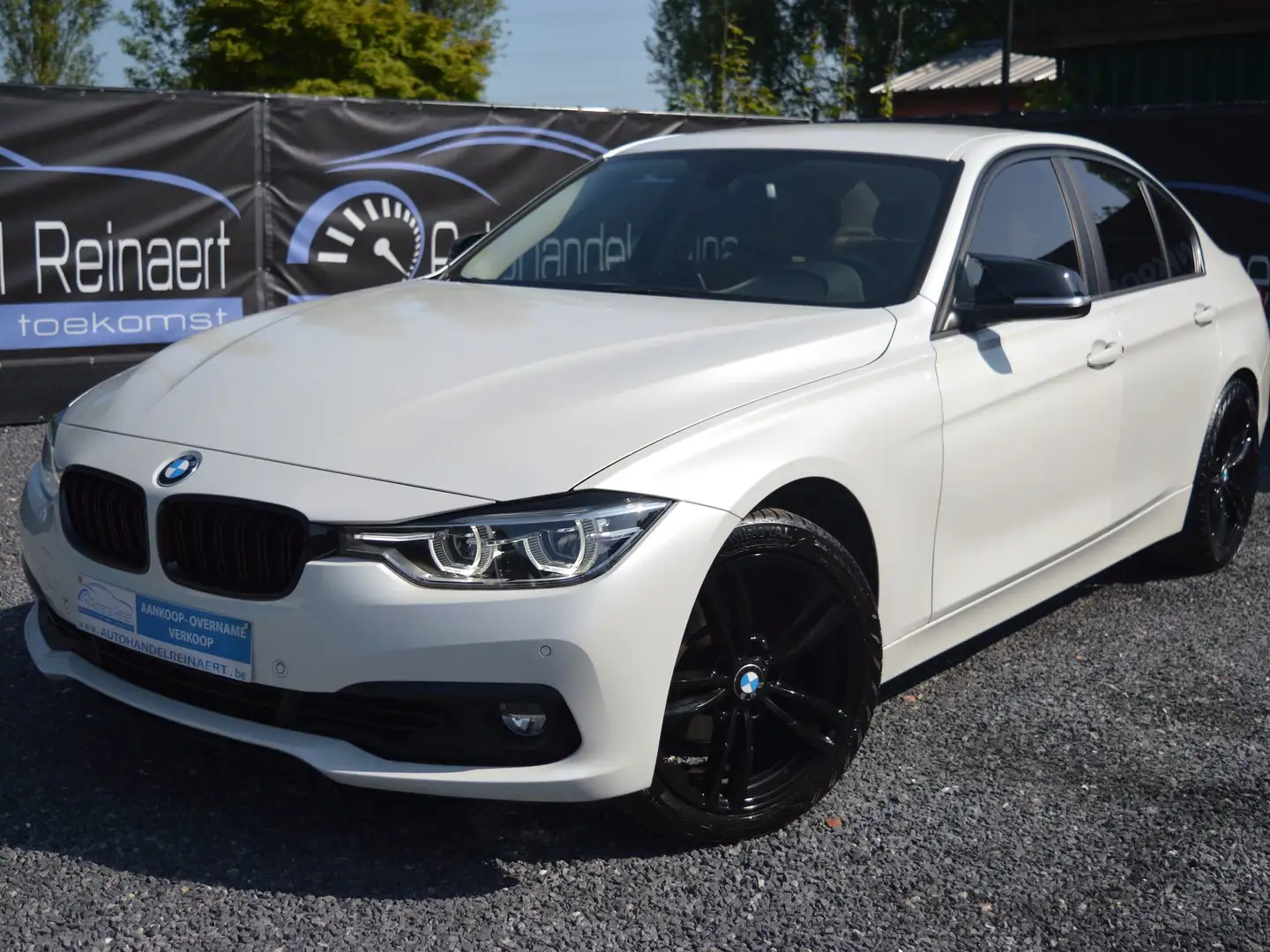 BMW 318 318i Sport (EU6d-TEMP) Airco, Xenon + 12m Garantie Blanc - 1