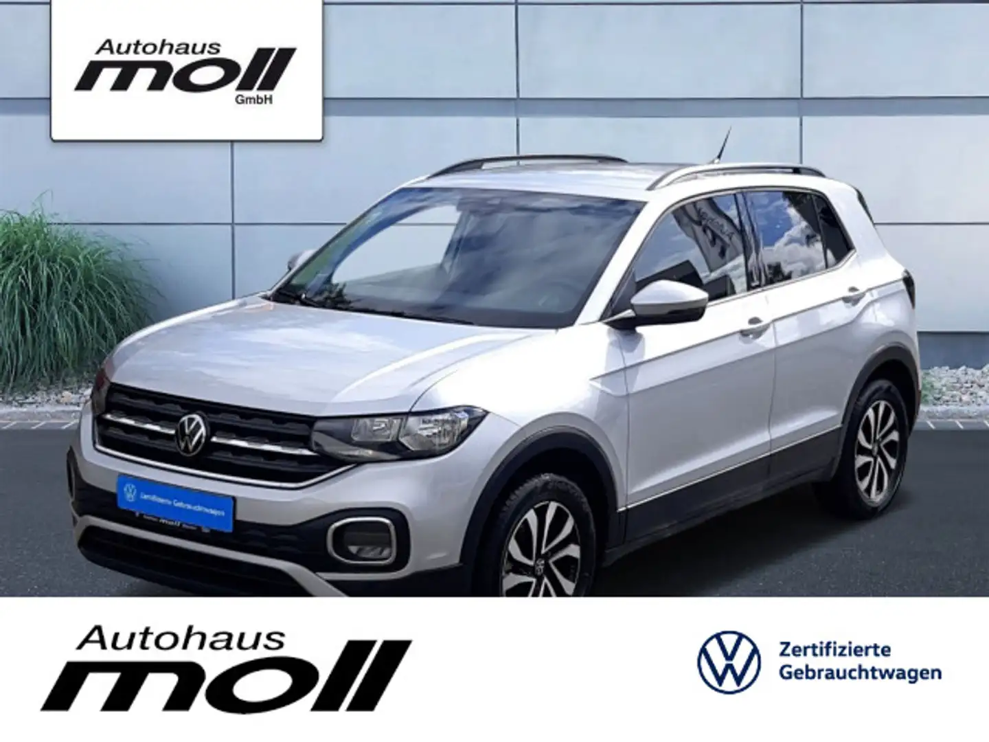 Volkswagen T-Cross ACTIVE 1.0 TSI, Navi, Rear View, ACC Plateado - 1