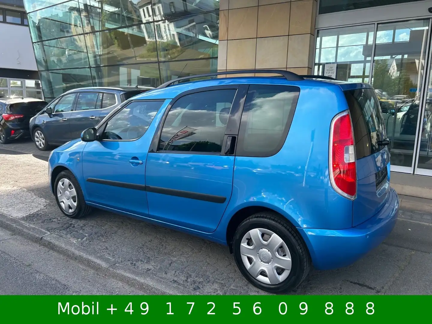 Skoda Roomster Style Klimaauto Sitzheizung ZV 8-fach b Blau - 2