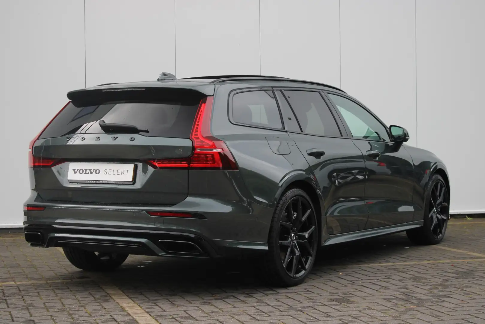 Volvo V60 T6 350PK Plug-in hybrid AWD Ultra Dark | Exterieur zelena - 2