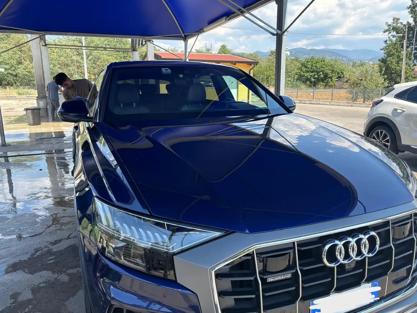 Audi Q8 Q8 I 2018 50 3.0 tdi mhev quattro tiptronic Blu/Azzurro - 1